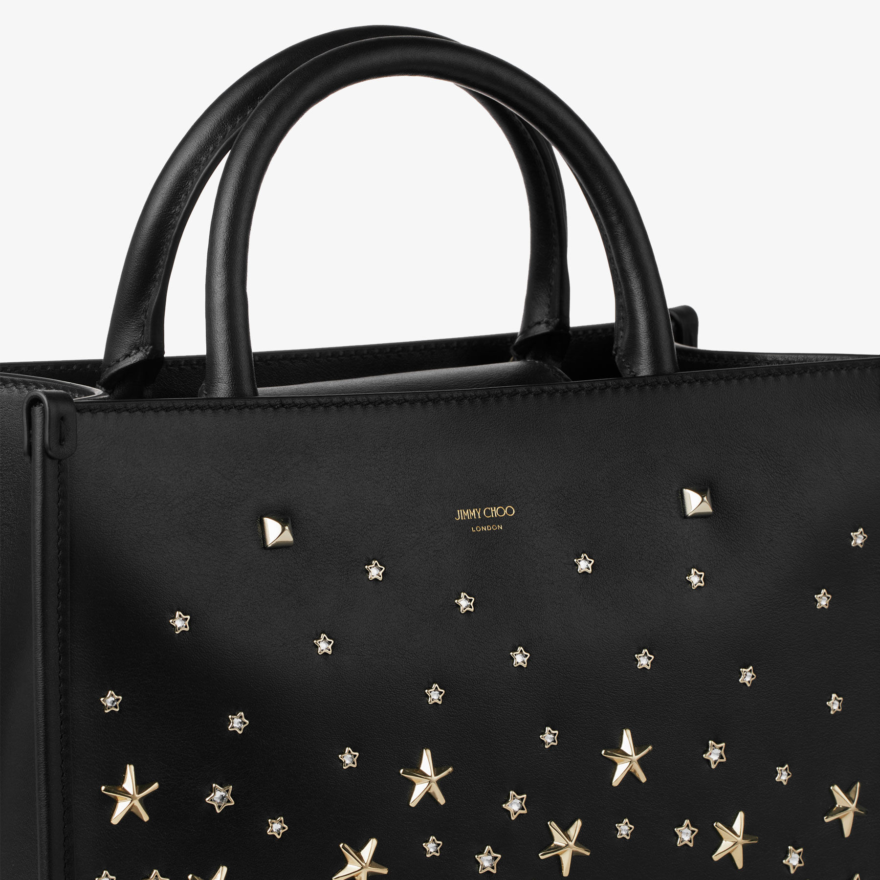 AVENUE S TOTE | スタッズ付き ブラックレザー・トートバッグ | 2023年