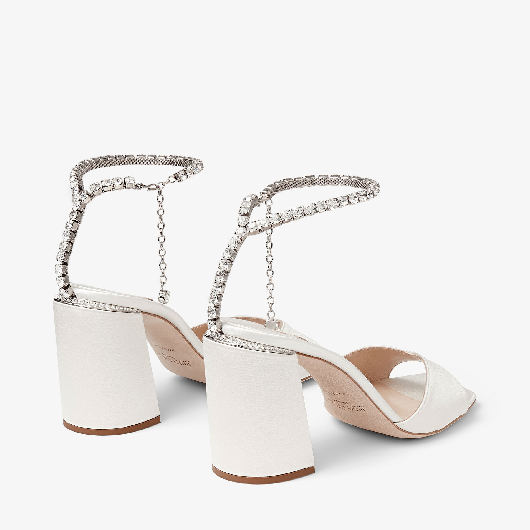 SAEDA SANDAL/BH 85 | スワロフスキークリスタルチェーン付き