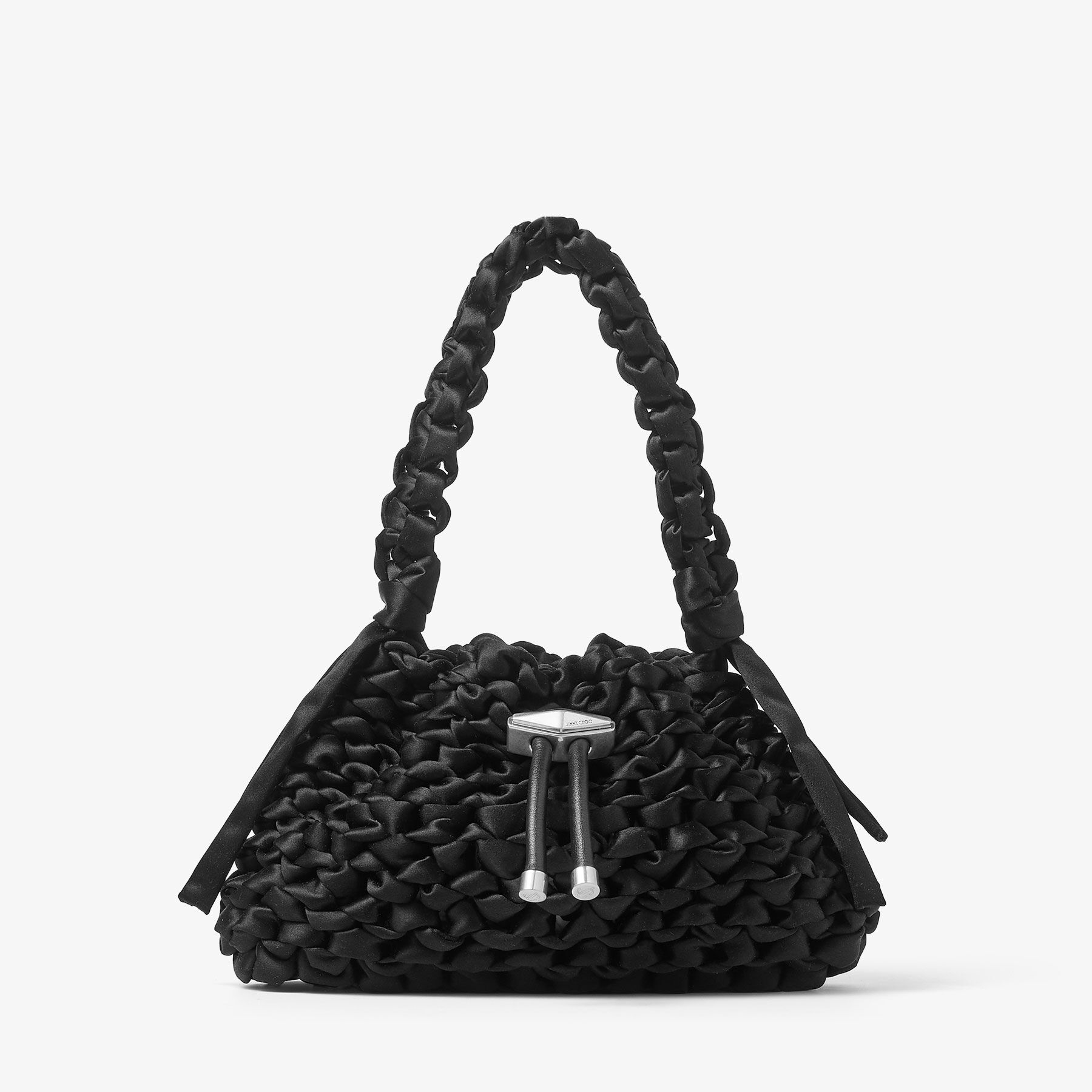 JIMMY CHOO☆ シンチ ミニ ローズ サテン ショルダーバッグ JIMMY CHOO☆ シンチ ミニ ローズ サテン ショルダーバッグ