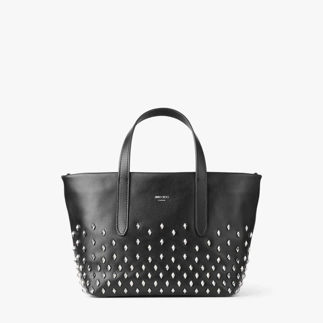 2024特集 Pimlico Mini | Black Calf Leather Tote Bag | JIMMY CHOO バッグ
