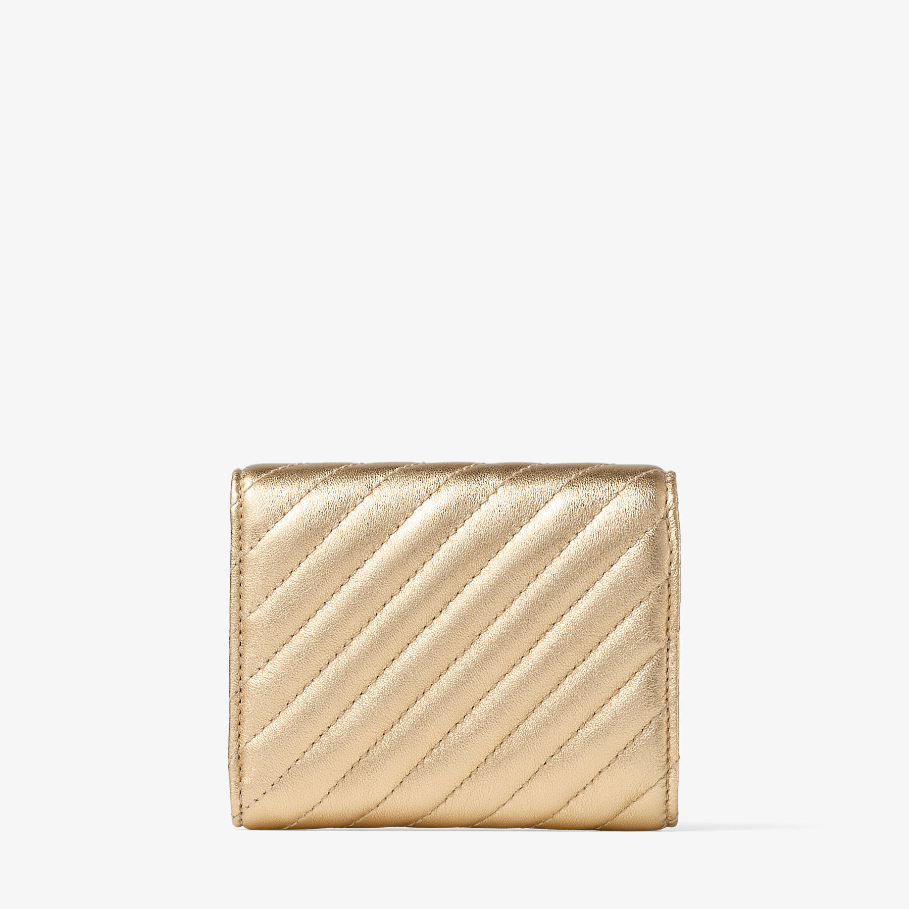 JIMMY CHOO ☆ 美品 ゴールド スター キルティング 長財布 JIMMY CHOO - JIMMY CHOO ☆ 美品 ゴールド スター キルティング 長