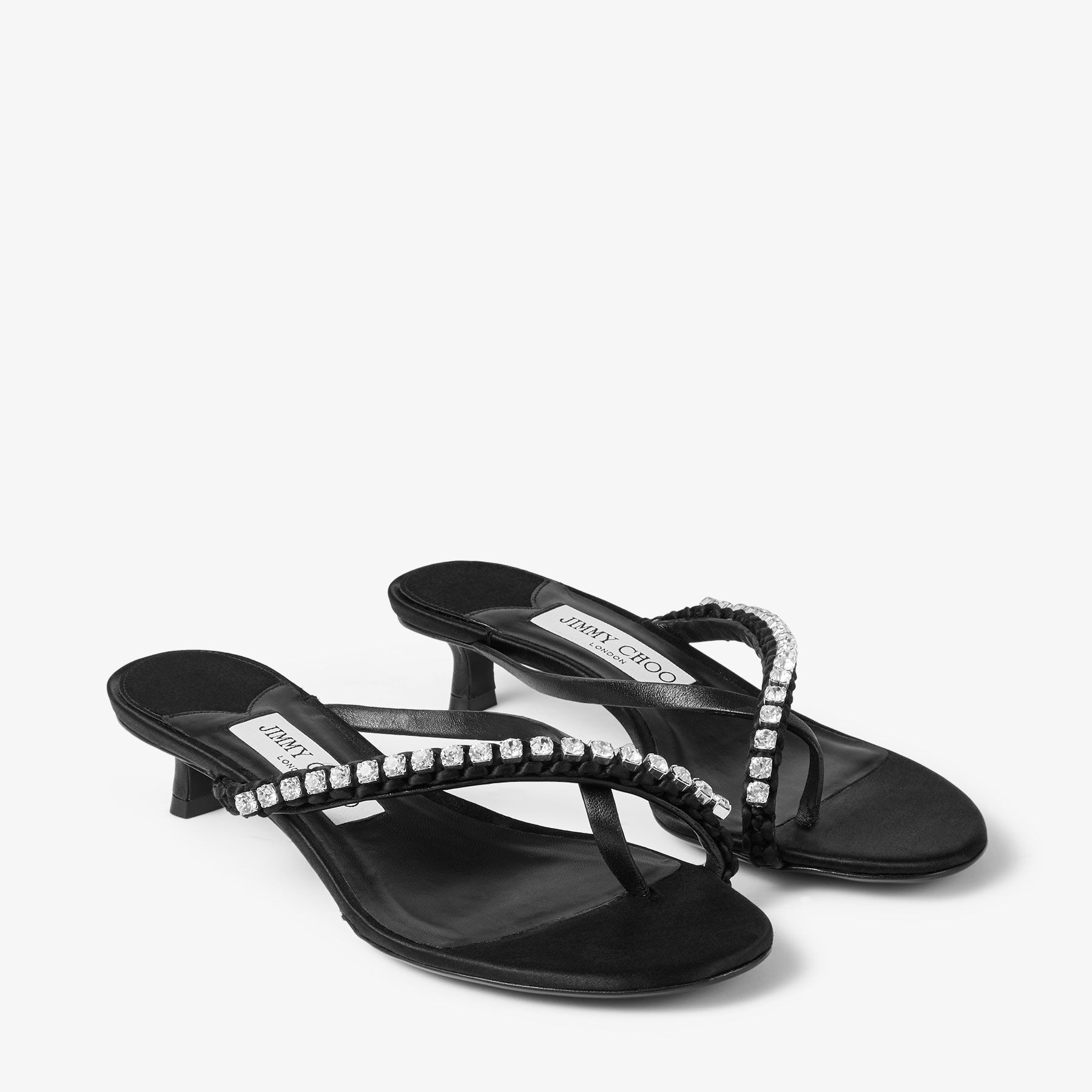 【極美品✨】JIMMY CHOO  サンダル ウェッジソール エナメル 黒 35 レディース ウェッジ | 女性用 サンダル ＆ エスパドリーユ