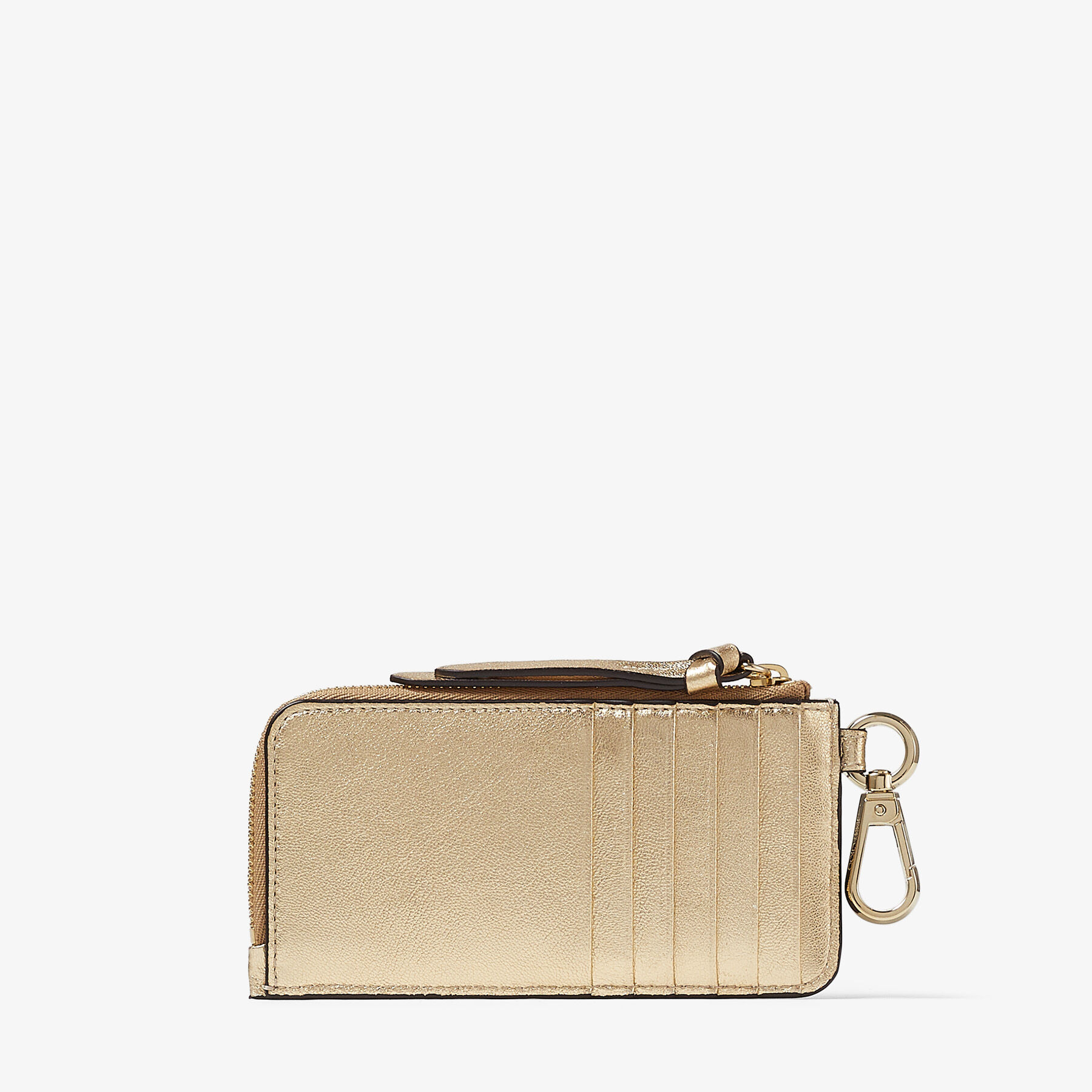 JIMMY CHOO☆Lise-z JCロゴ付 シーズナルプリント カードケース