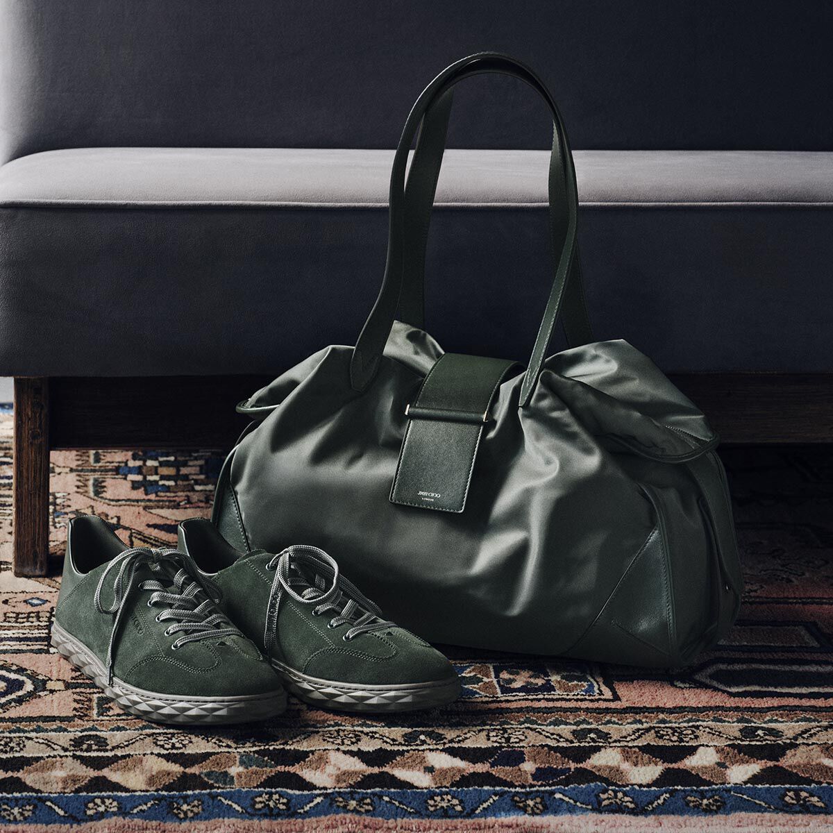 バー ホールドオール ラージ | ブリティッシュグリーン ナイロン