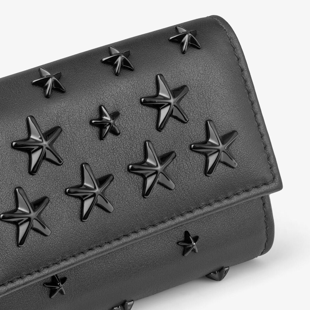 海外輸入】 新品 訳あり Jimmy Choo HOWICK UUF BLACK キーケース tdh