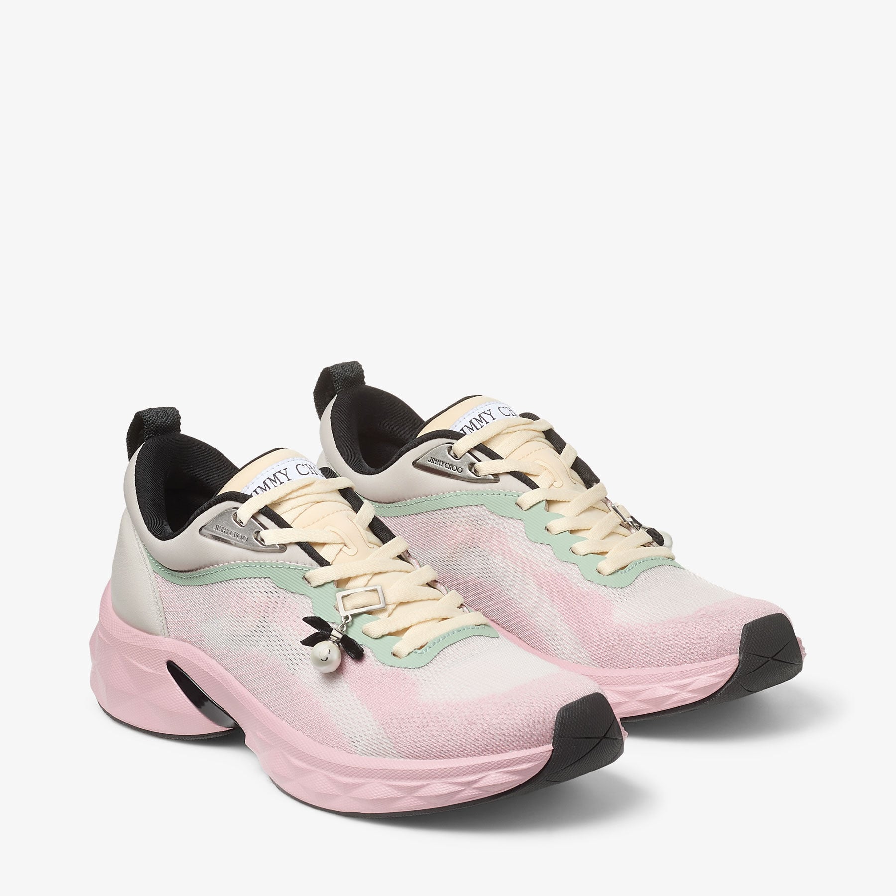 JIMMY CHOO ジミーチュウ ADE FLAT その他靴 ピンク系 レディース ピンク系 Jimmy Choo(ジミーチュウ) スニーカー(レディース