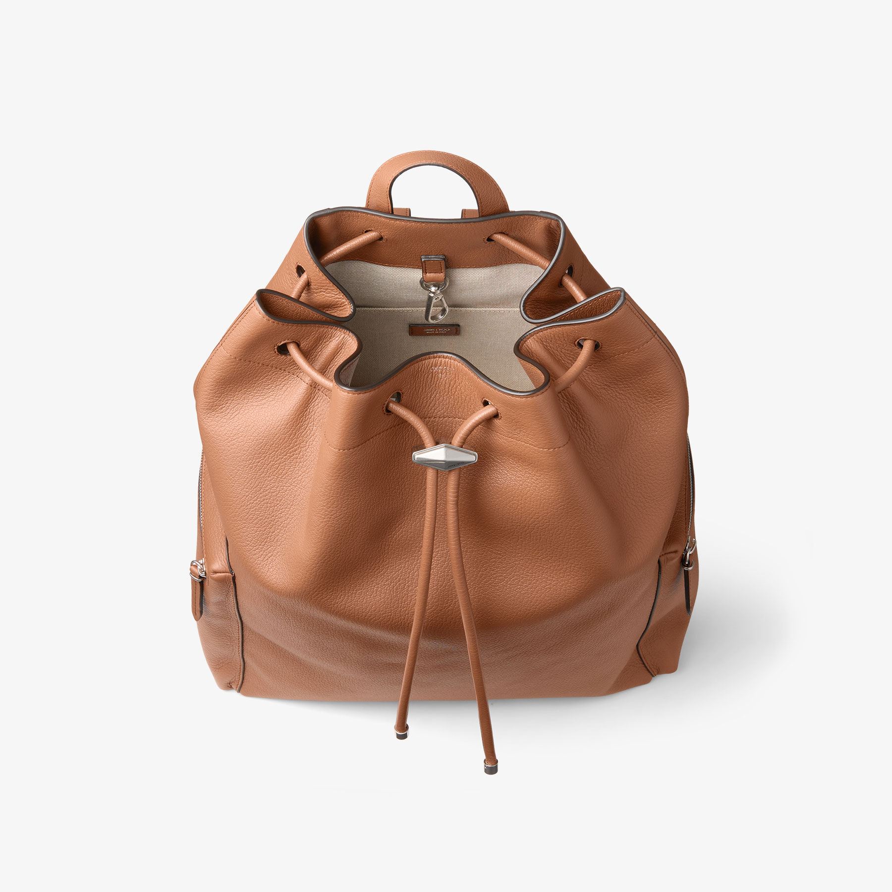 シンチ バックパック ミディアム | タン ソフトグレインカーフスキン