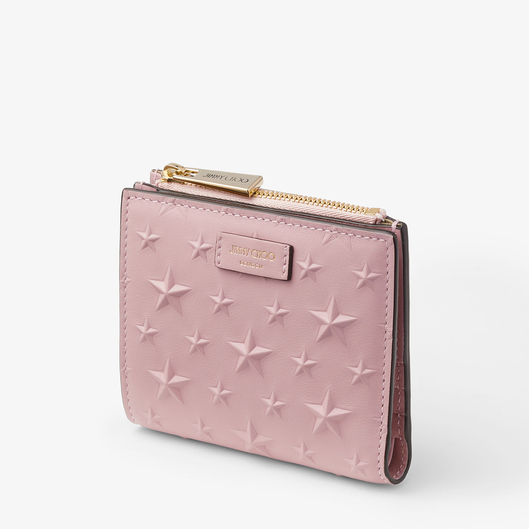 Hanni | Rose/ライトゴールド エンボス加工レザー・スモール