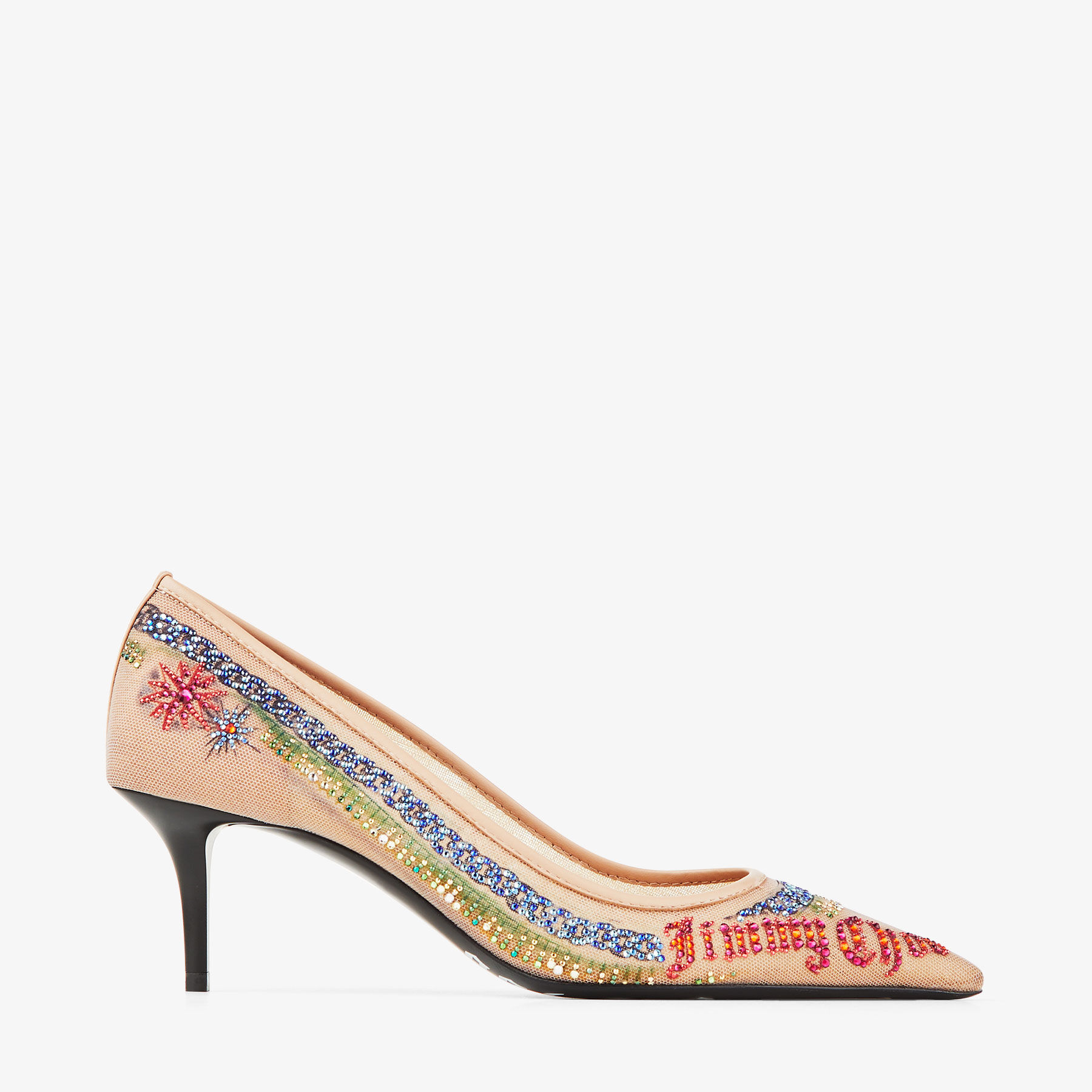 JIMMY CHOO / JEAN PAUL GAULTIER PUMP | スワロフスキークリスタル ...