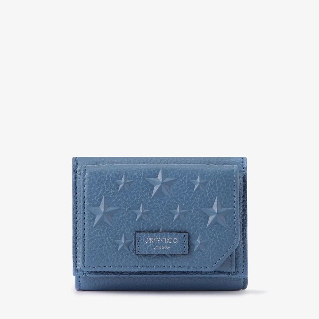 Beale | Deep Denim エンボス レザー・ウォレット| 新作コレクション| ジミー チュウ JP