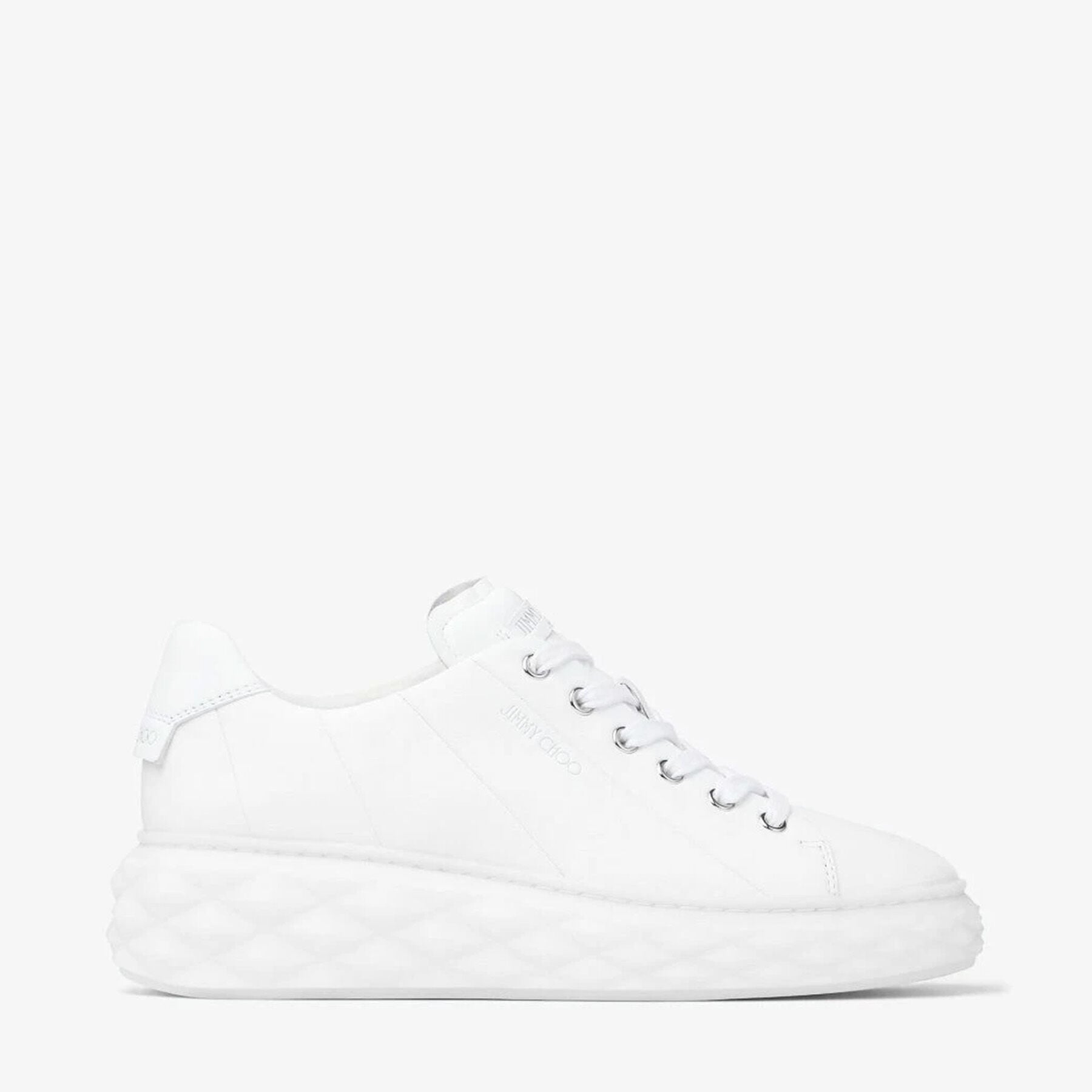 JIMMY CHOO ホワイト スニーカー DIAMONDLIGHTMAXIFRXN_081117_SI