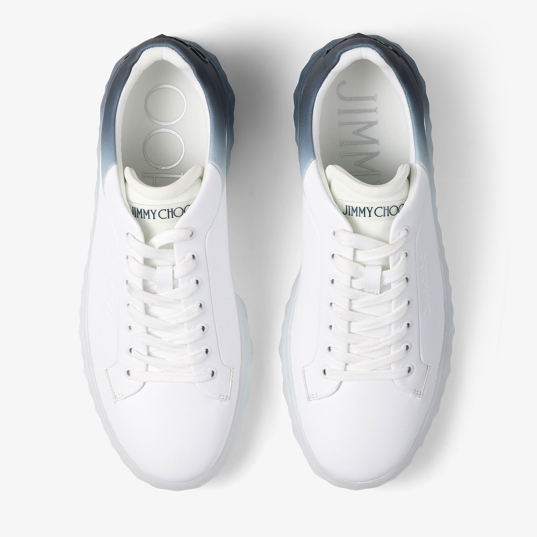 Diamond Light/M II | White Leather Trainer | JIMMY CHOO