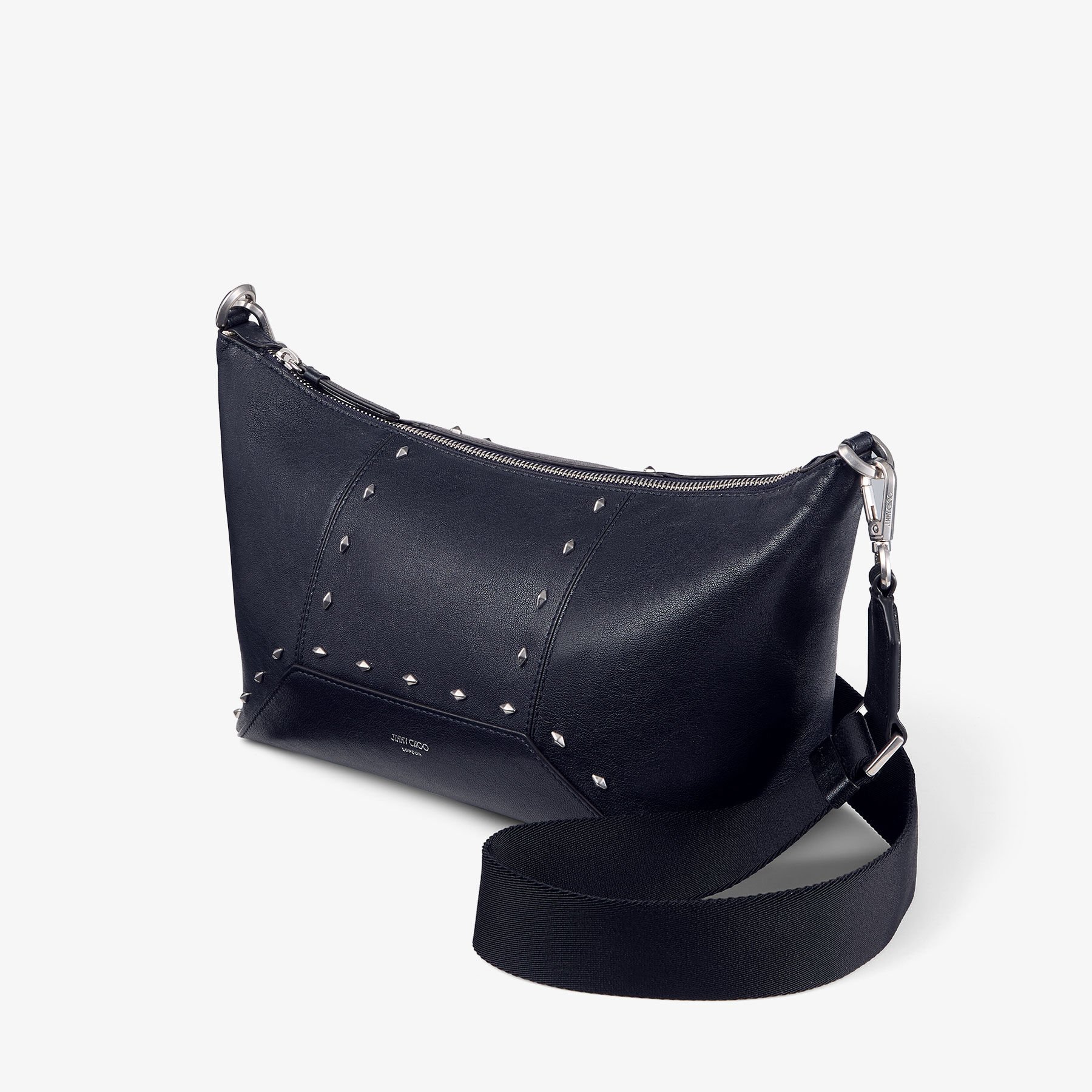 ダイヤモンド ジップ クロスボディ | マリン バイカーレザー