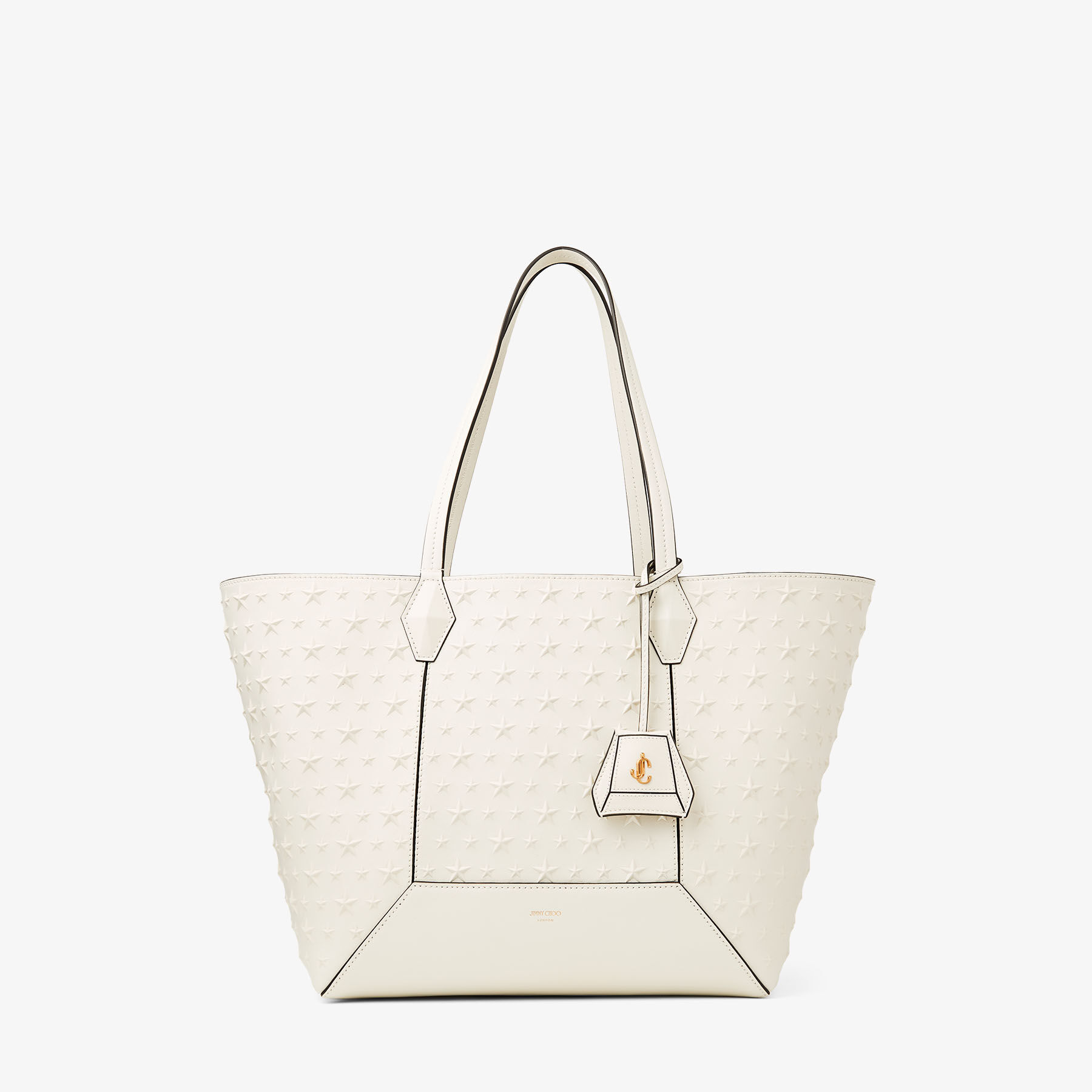 ダイヤモンド トート ミディアム | ラテ カーフレザー・スターエンボス