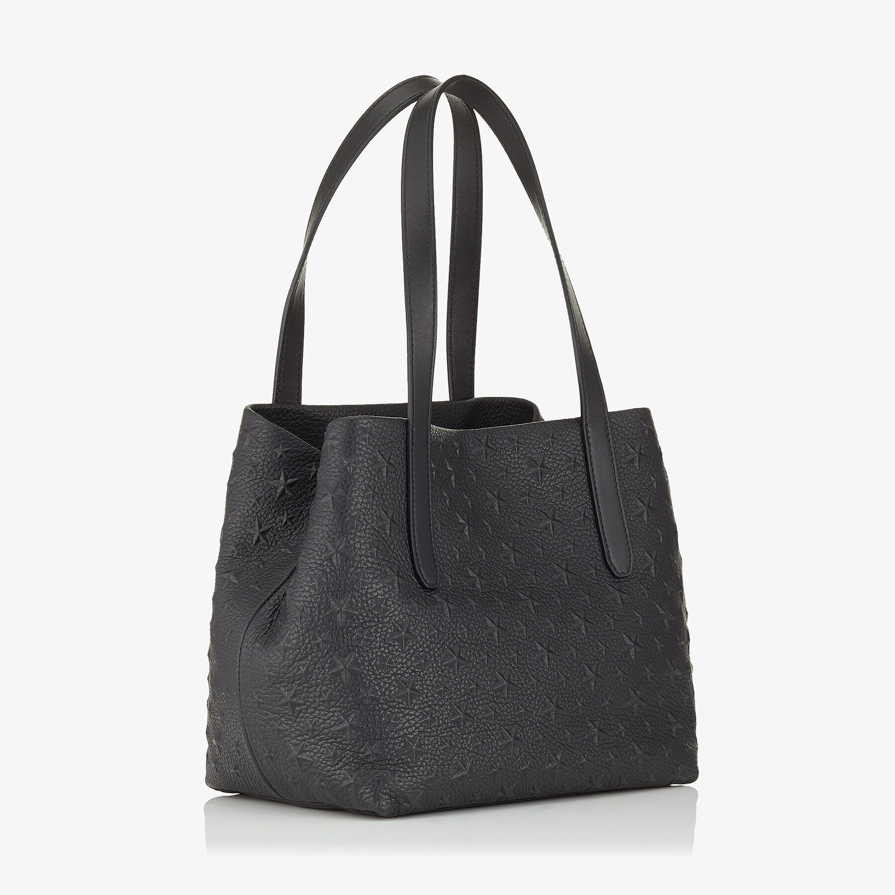 スターエンボス Black グレイニーレザー・トートバッグ |SOFIA/S |2018年 クルーズ・コレクション | ジミー チュウ JP