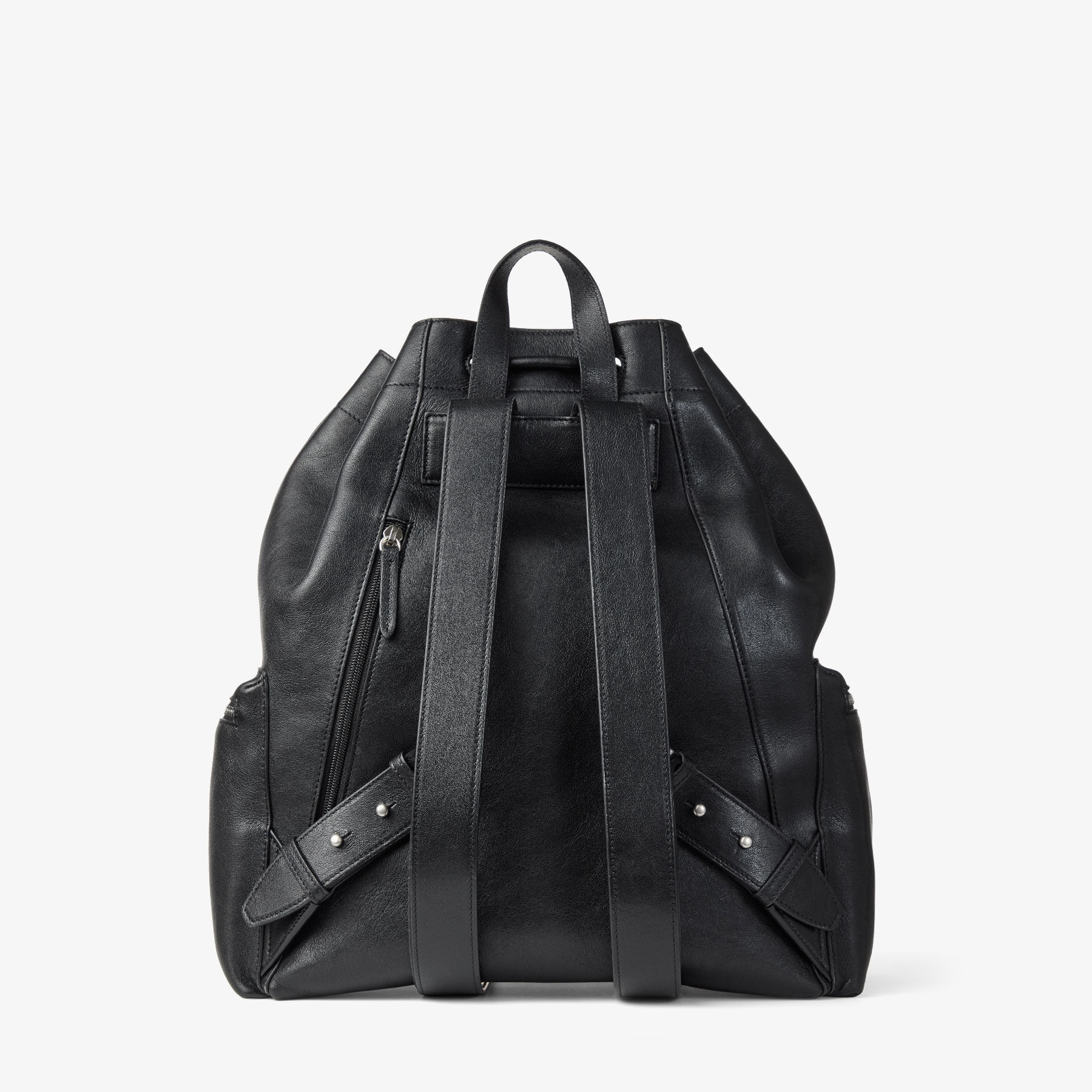 シンチ バックパック M | ブラック バイカーレザー・バックパック