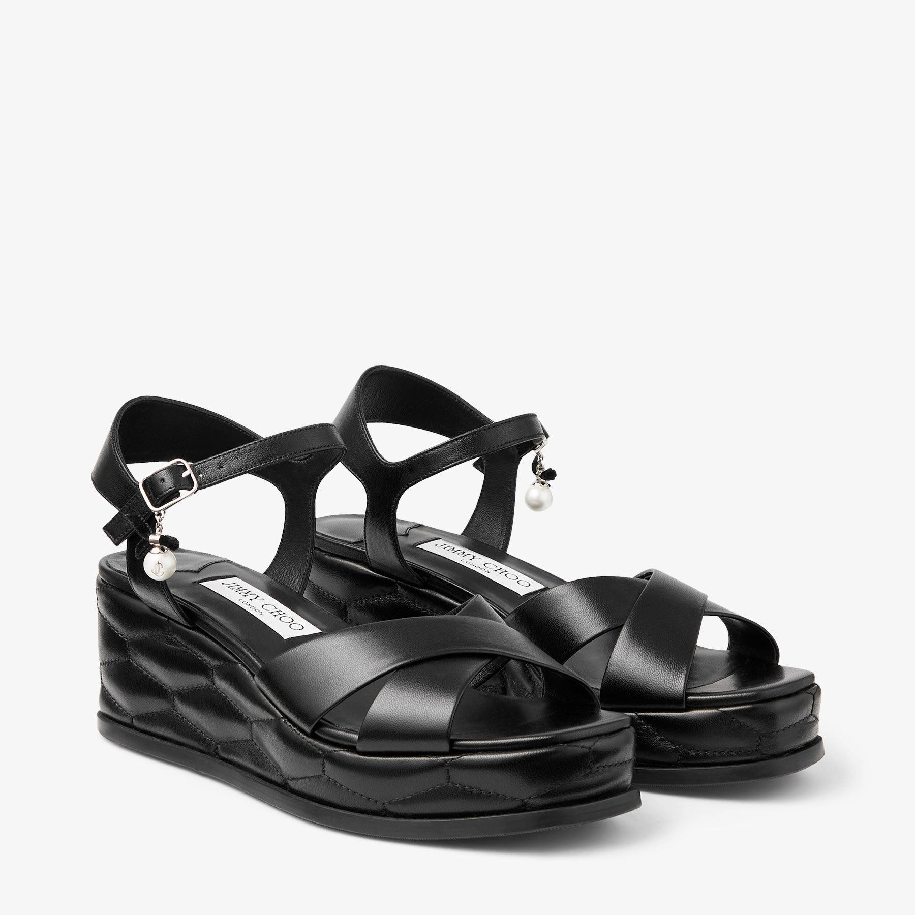 レディース 高級 ウェッジソールサンダル | ジミーチュウ