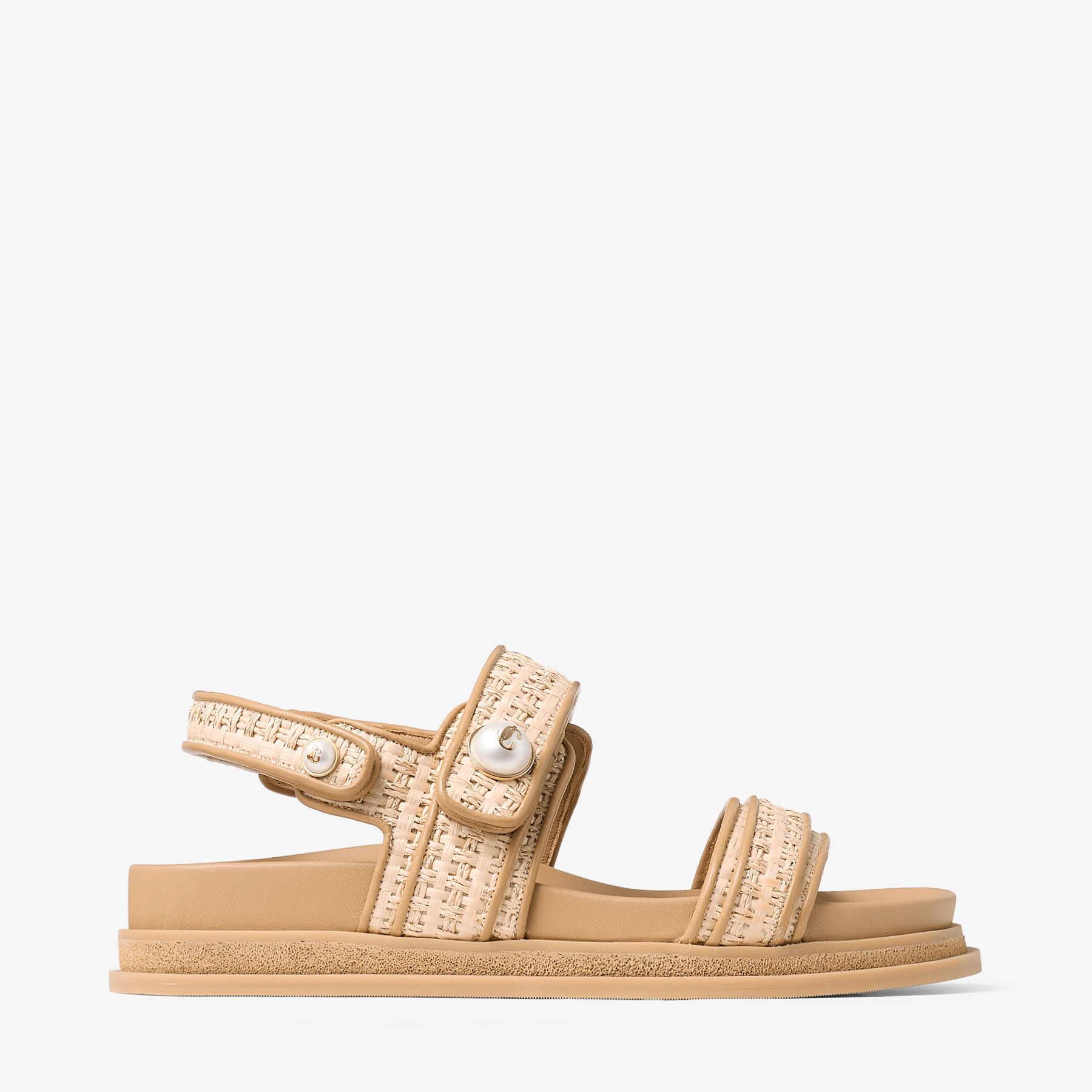 Rafia Sandal ツートーン ラフィア サンダル ラフィアサンダルを足元にプラスして、軽快なサマースタイルを