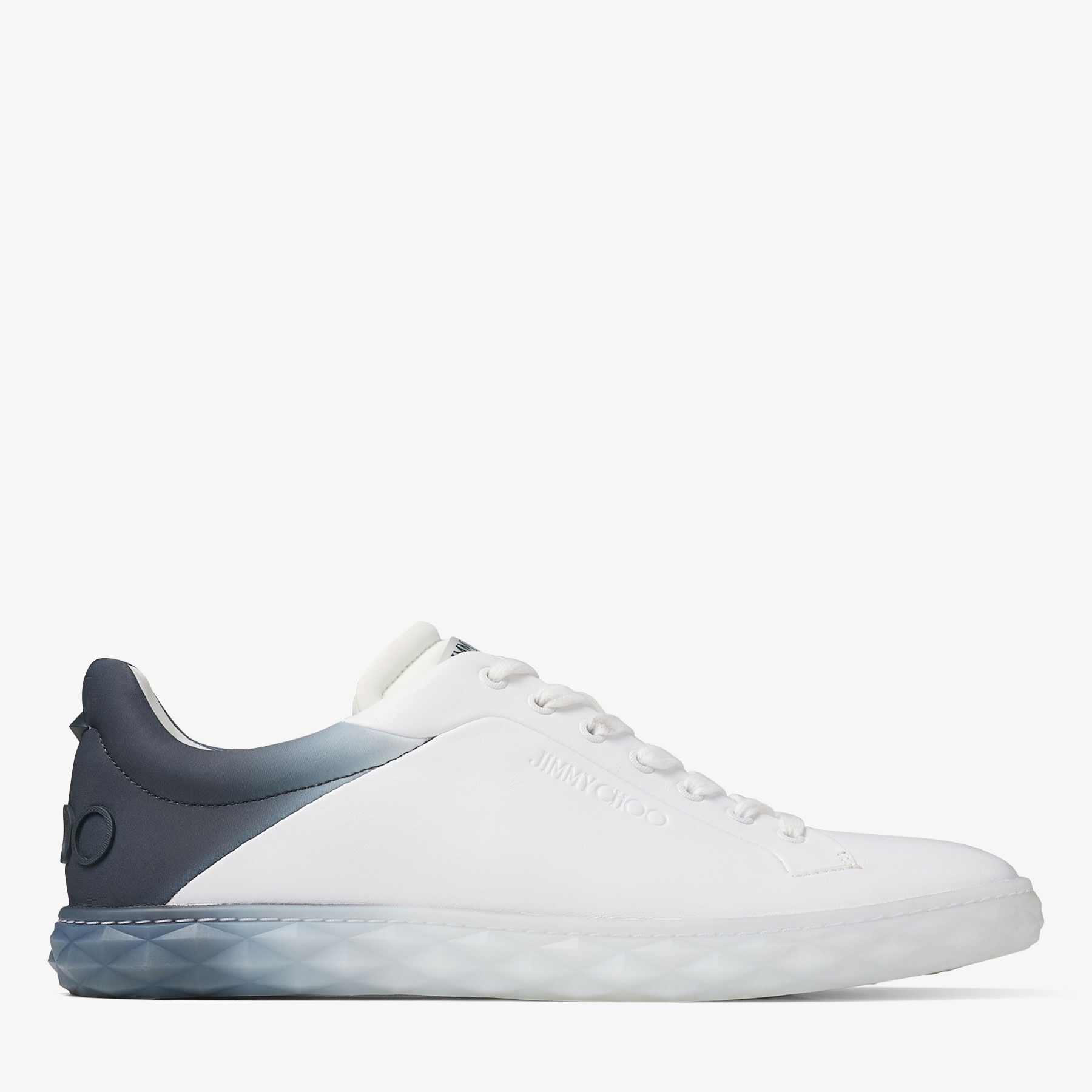 Diamond Light/M II | White Leather Trainer | JIMMY CHOO
