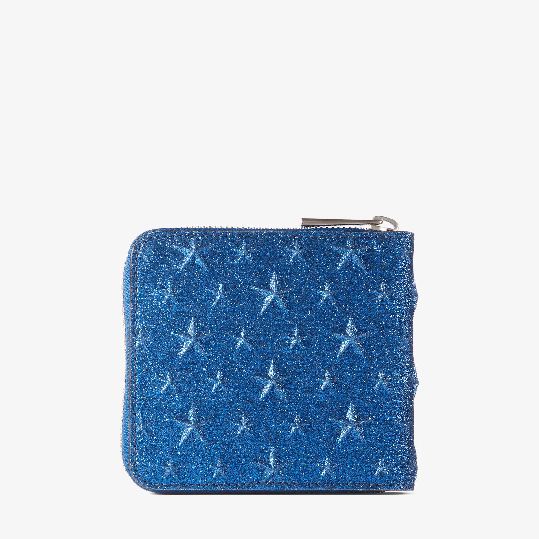 JIMMY CHOO 財布 ブラック グリッターレザー・ウォレット ローレンス アルバニー | ブラック グリッターレザー・ウォレット | ジミー