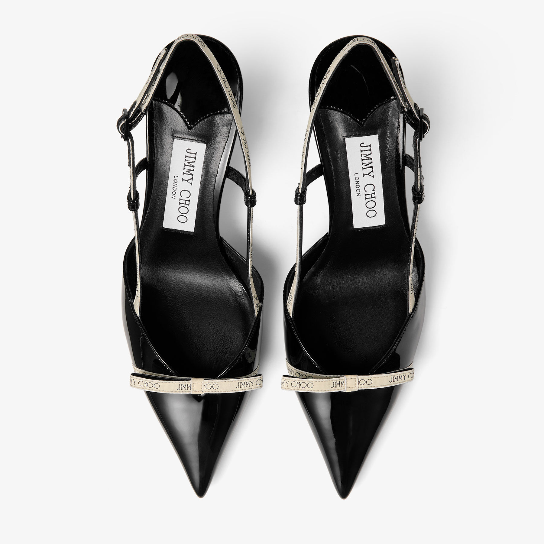 JIMMY CHOO★スリングバックミュール ブラック★送関込 2025年スプリングコレクション | ジミー チュウ