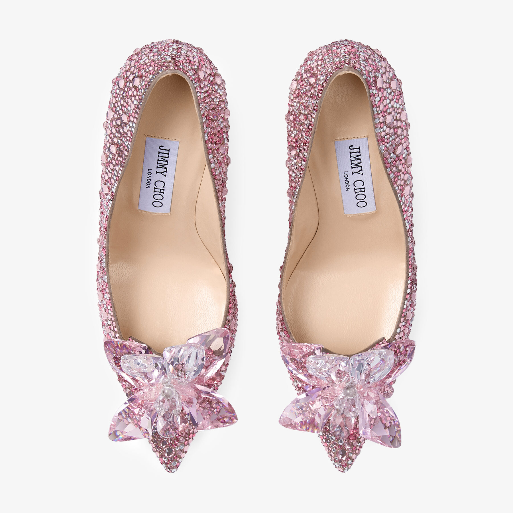 未使用】Jimmy Choo AVRIL クリスタルクラスター付き（38
