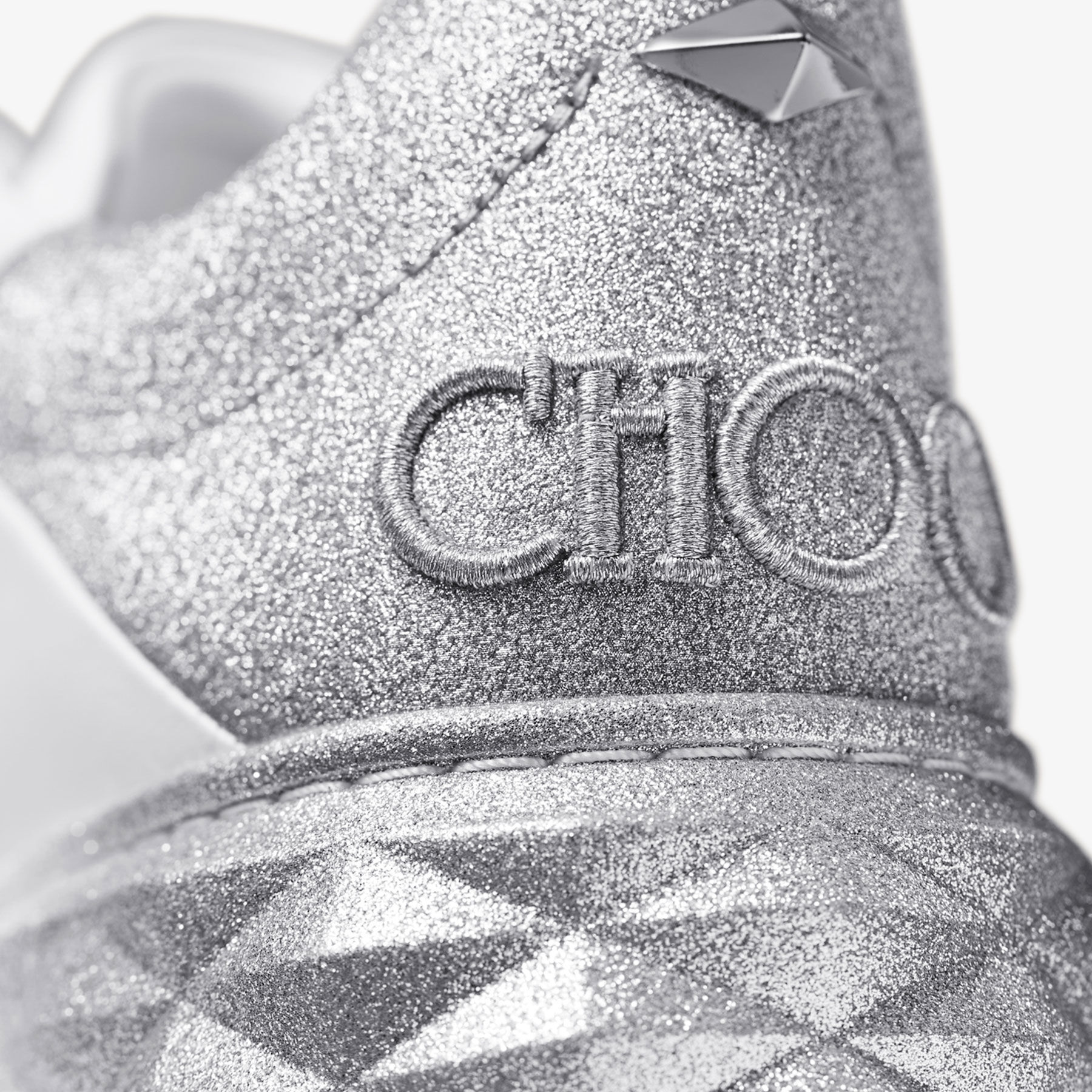 ジミーチュウ JIMMY CHOO ブーツ ショートブーツ 靴 シューズ レザー シルバー グレー グリッター チェック – MYCLOSET