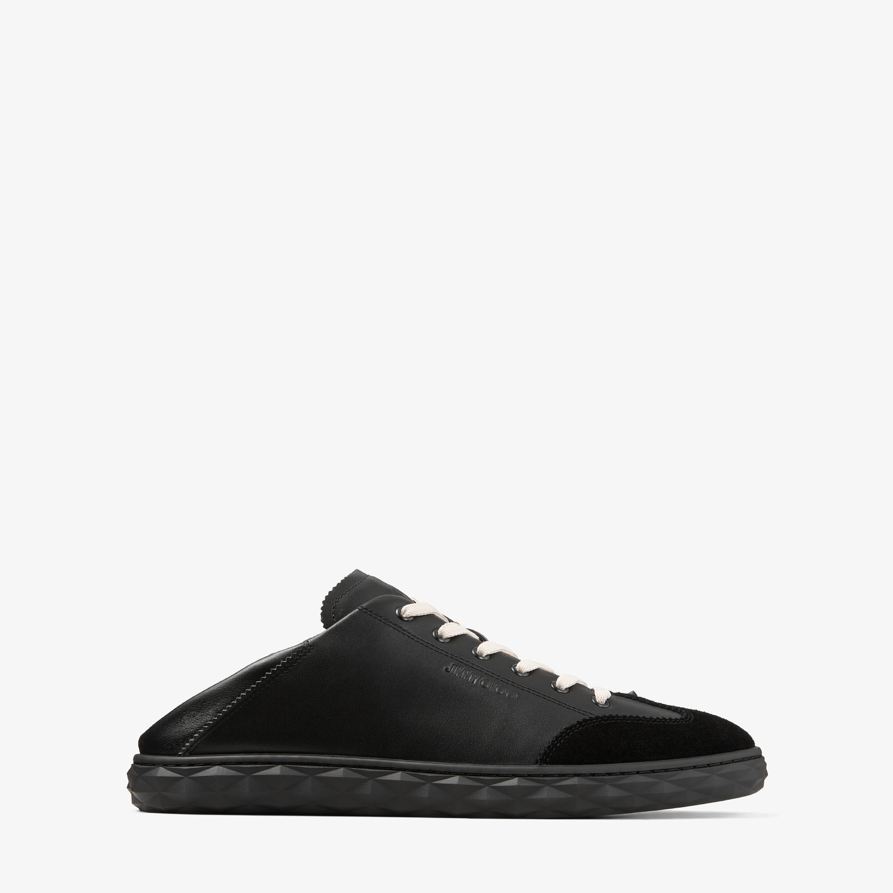 チャミ ダイヤモンド フレックス C M | ブラック レザーミックス・ローカット