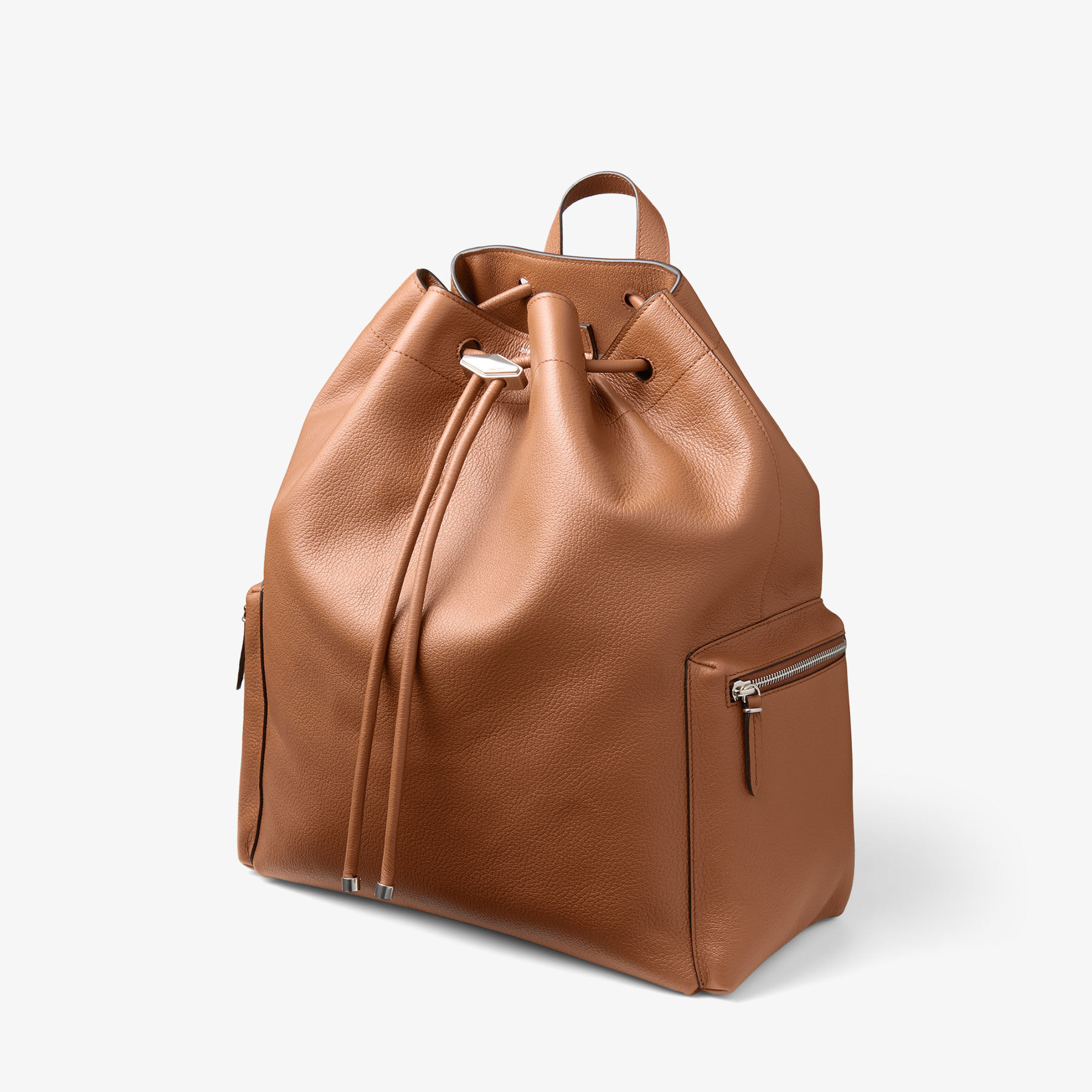 ちはむ シンチ バックパック ミディアム | タン ソフトグレインカーフスキン