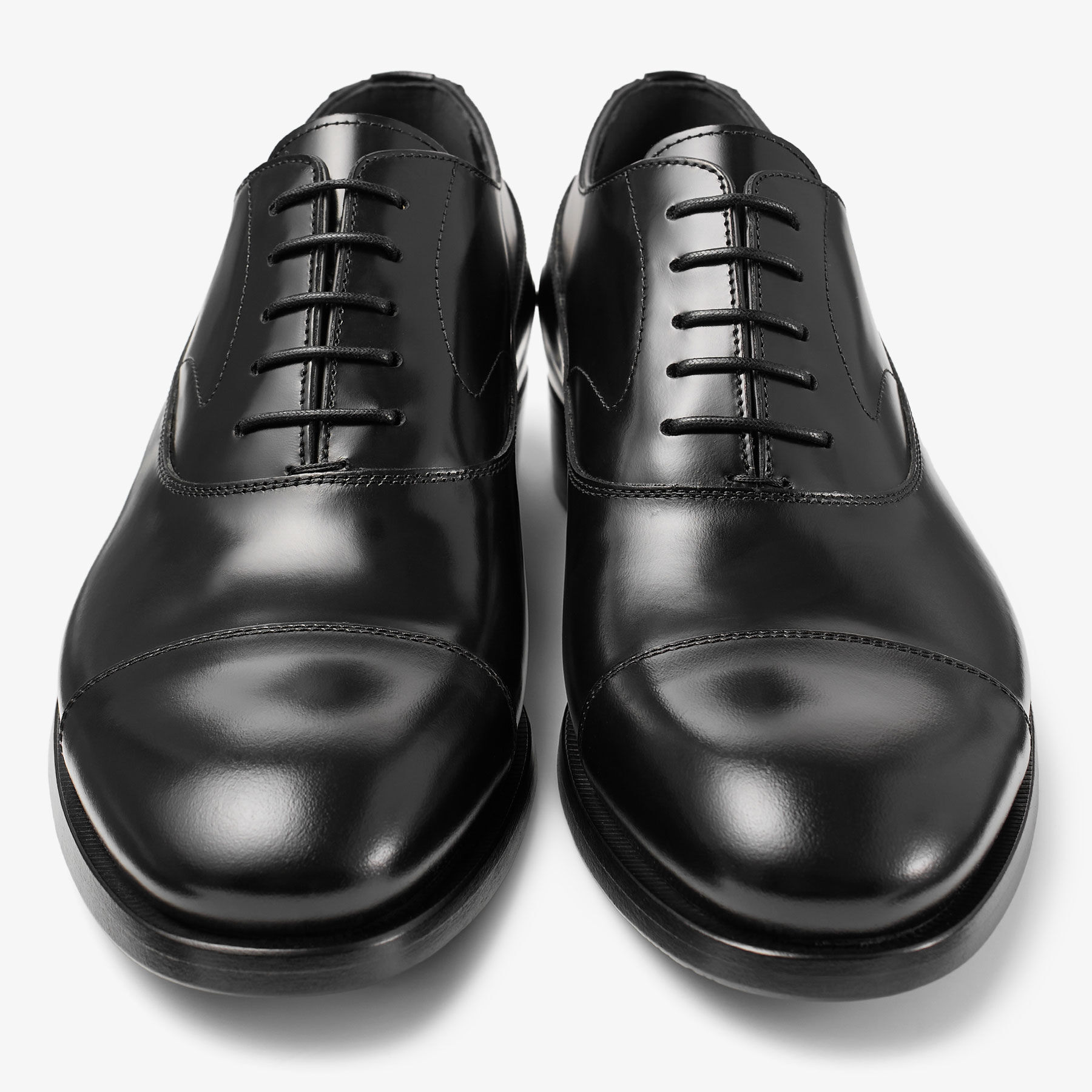 Vine Lace Up | Black Smooth Calf Leather Lace Up Shoes | JIMMY CHOO