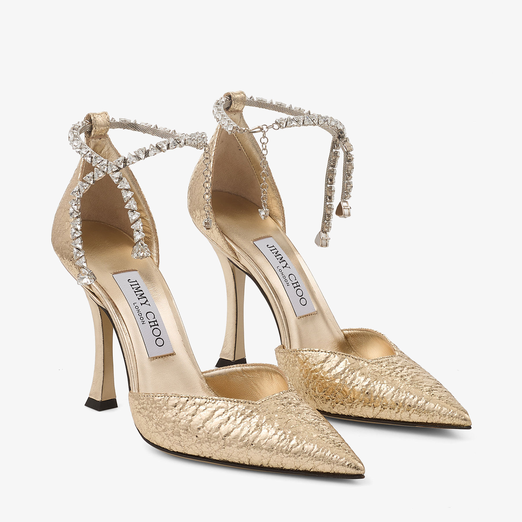 新品未使用　JIMMY CHOO ゴールド ハイヒールパンプス レディース ハイブランド パンプス | ハイヒール | ジミー チュウ