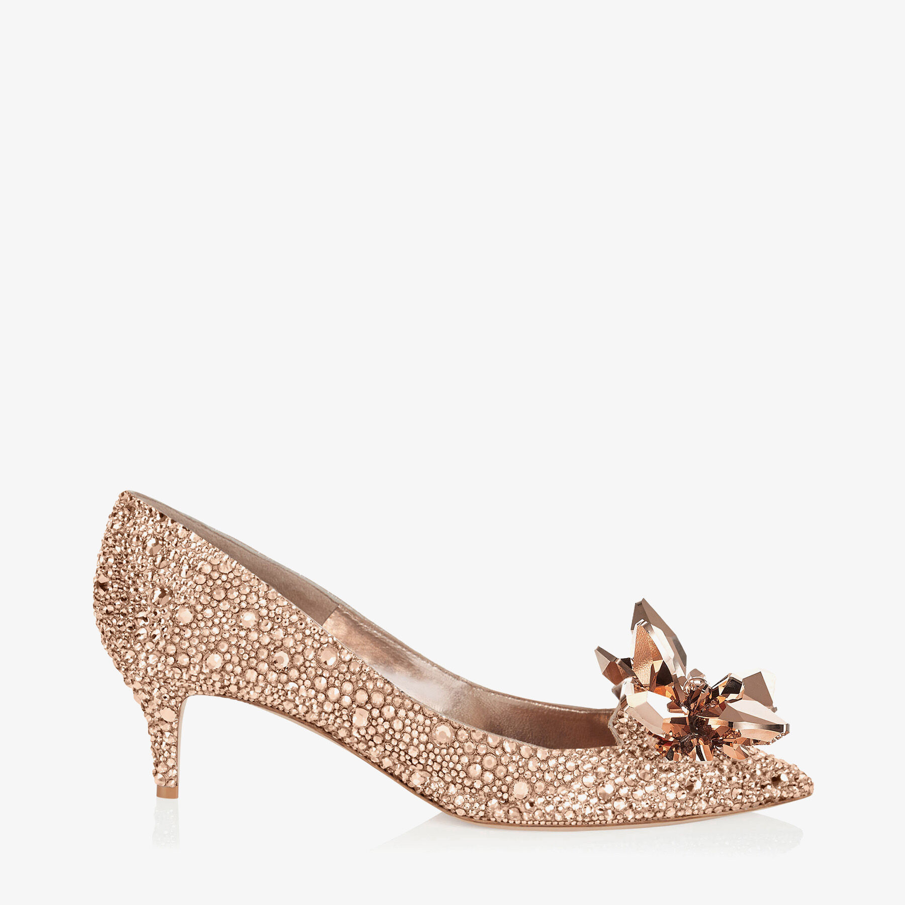 Rose Gold クリスタル ポインテッド トゥ パンプス | ALLURE | Pre Fall 18 | ジミー チュウ JP