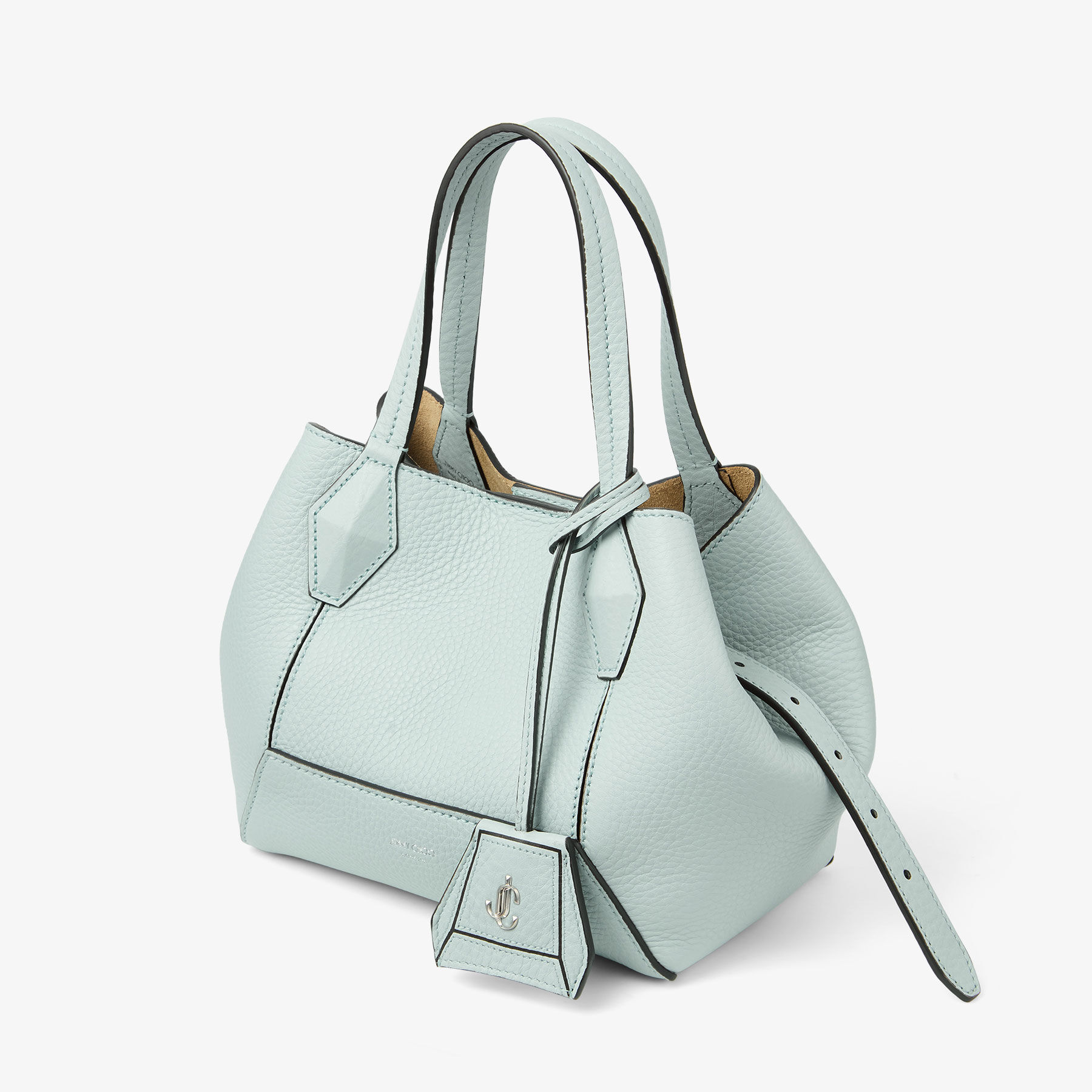 ★Jimmy Choo★即日発送 シャイニー カーフ レザー トートバッグ セール】【JIMMY CHOO】ジミーチュウ Natural リサイクル