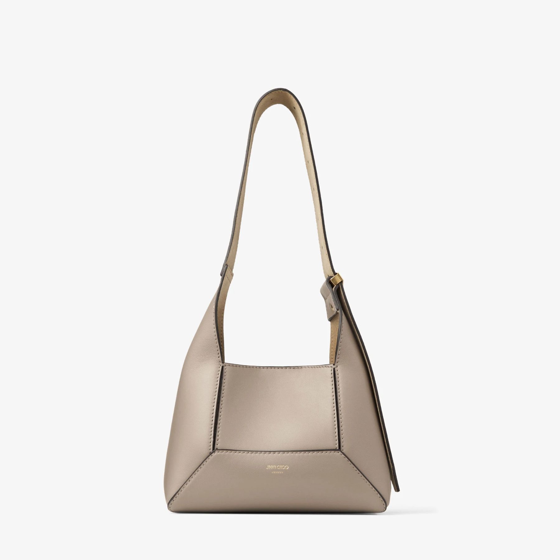 JIMMY CHOO ベージュ ゴールドスエード ショルダーバッグ ジミー チュー JIMMY CHOO トートバッグ ショルダーバッグ 2WAY