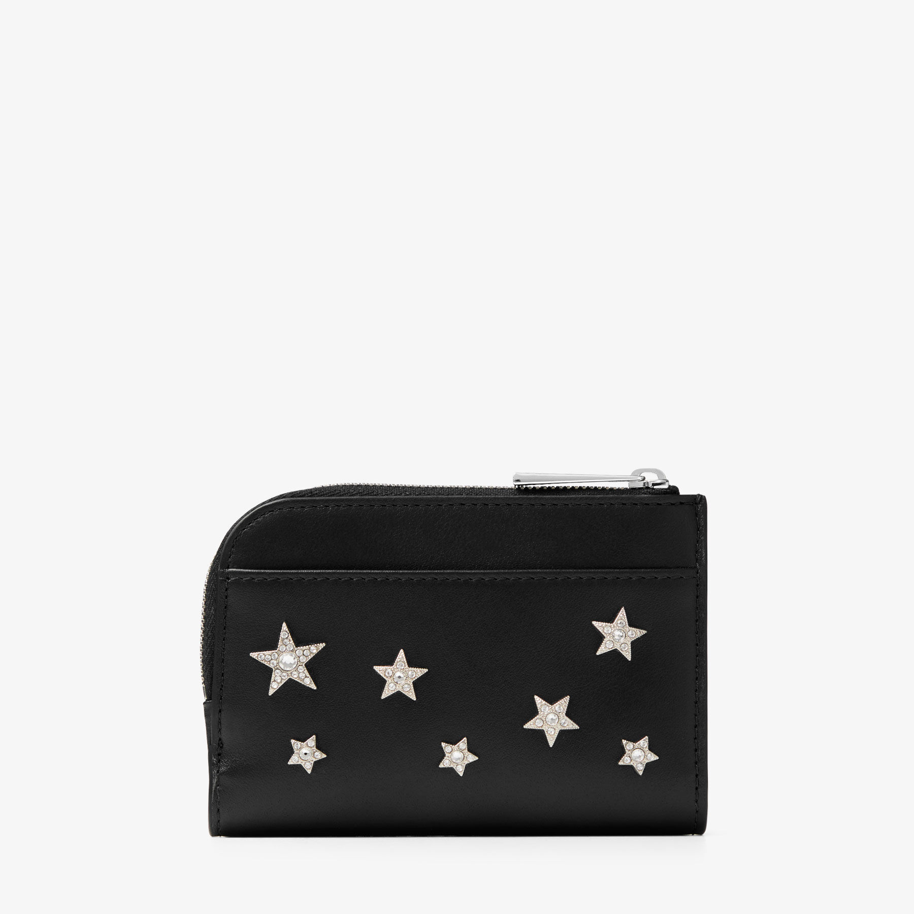 【未使用品】JIMMY CHOO パーフォレーテッドレザー 200  サイズ36 クリスタル ストラップ付き Black パテントレザー・ミュール