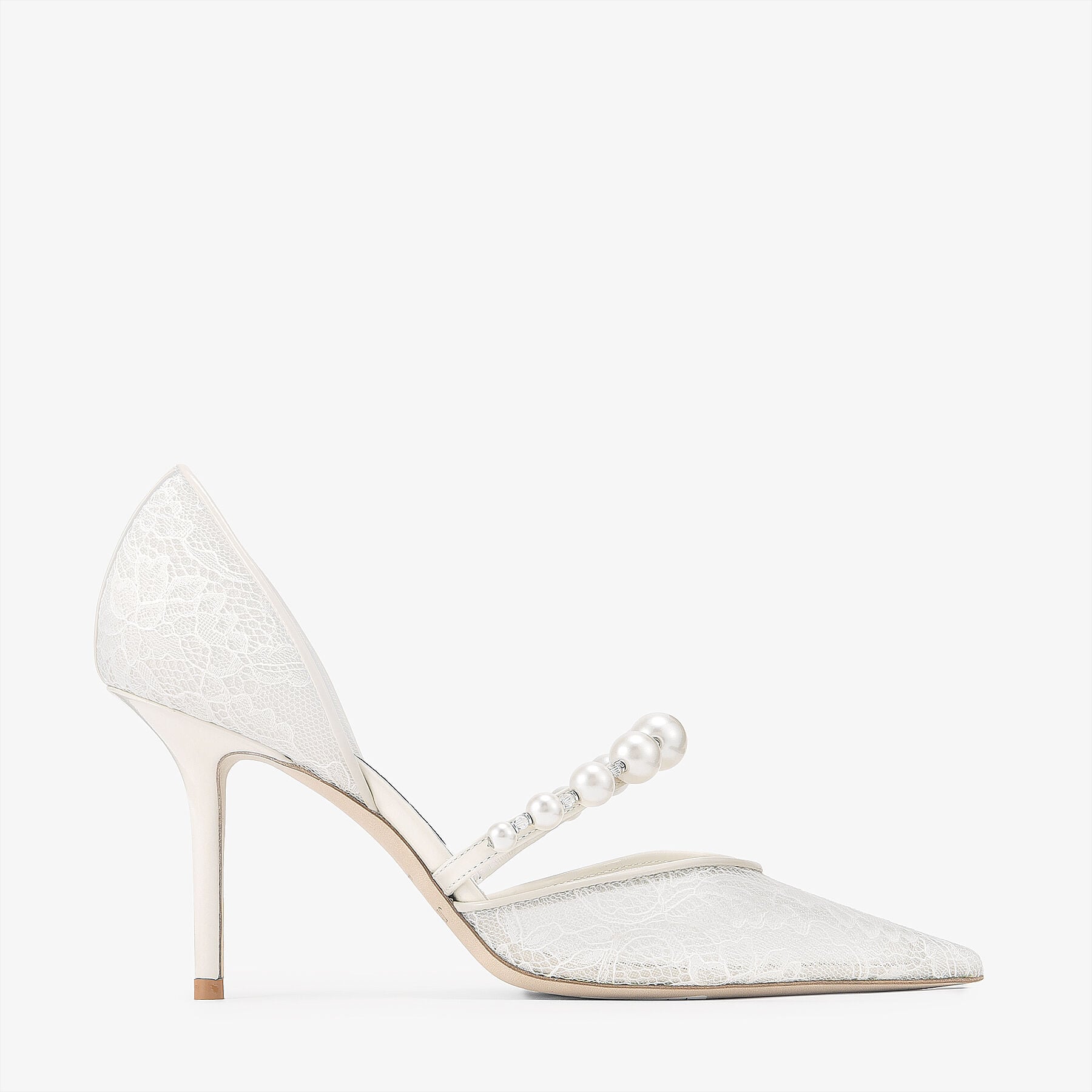 JIMMY CHOO ジミーチュウ★ オープントゥ レース パンプス 34.5 AURELIE85DRJ_000698_SIDE_vg970.jpg