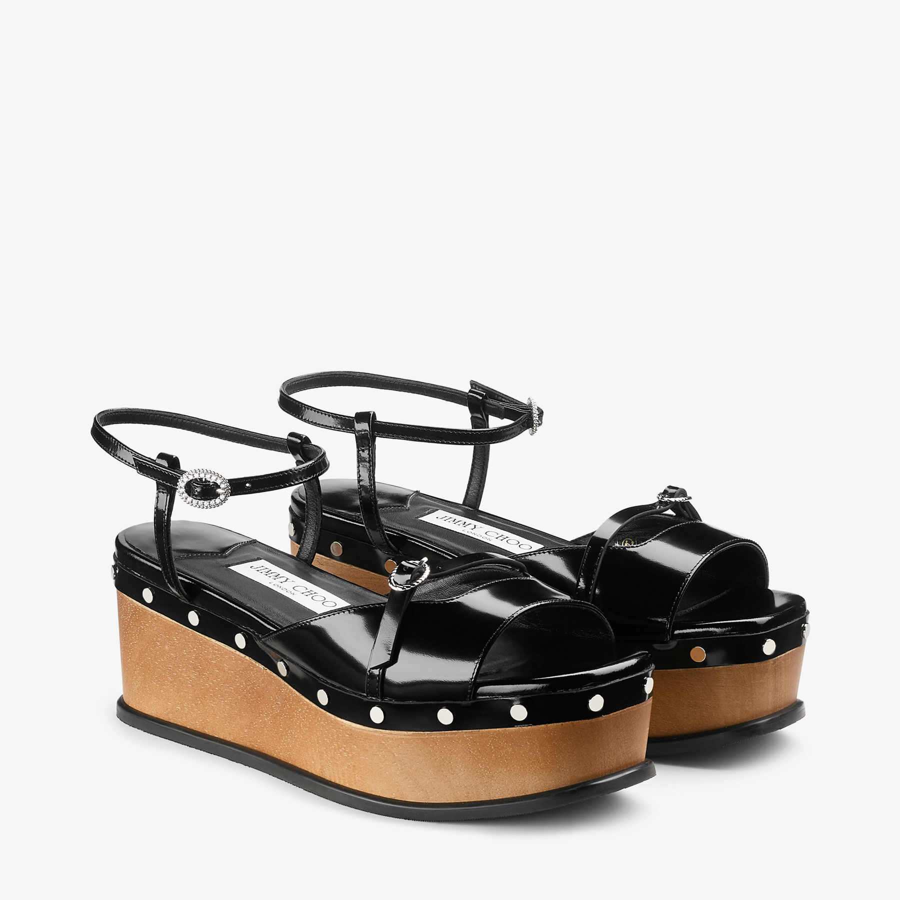 レディース 高級 ウェッジソールサンダル | ジミーチュウ