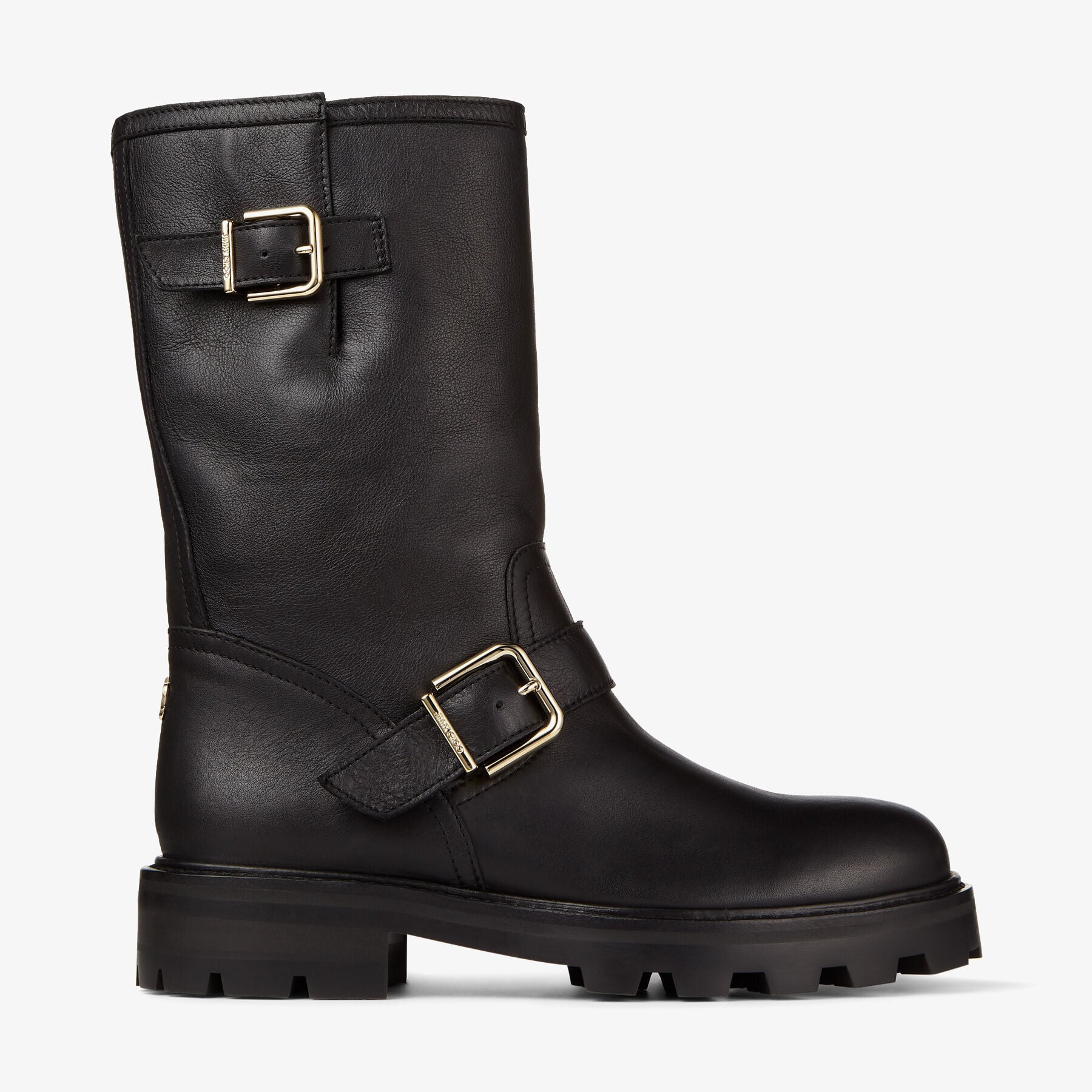 本物 Jimmy Choo ジミーチュウ バイカー ブーツ 36サイズ 23cm レザー 