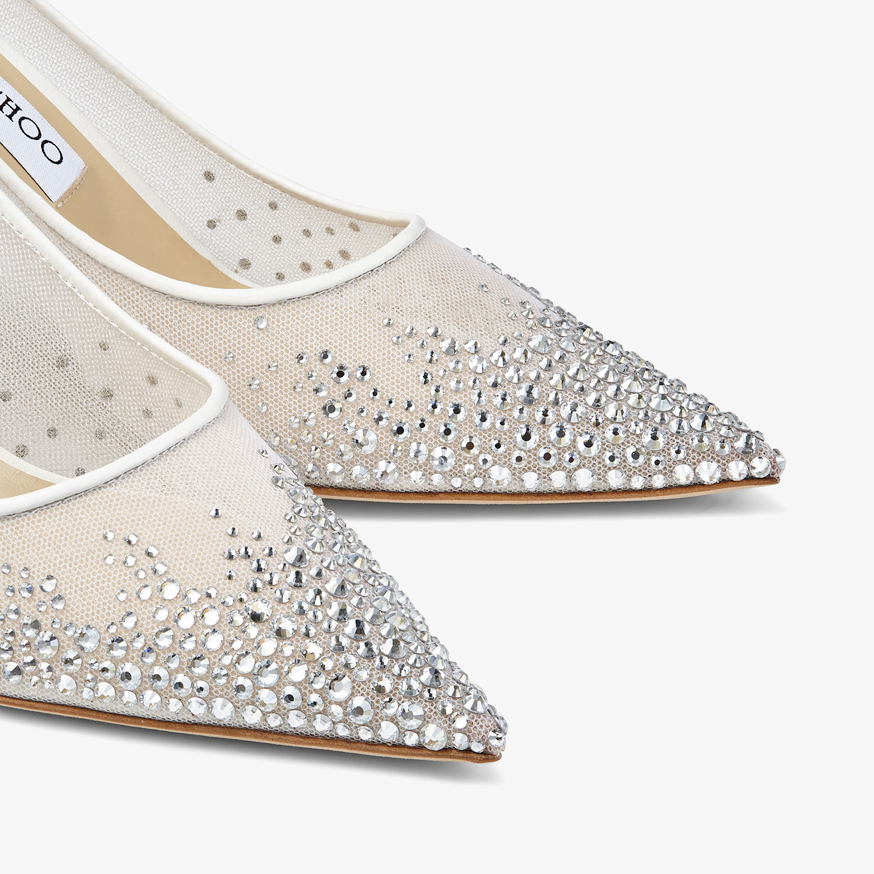 Crystal Pump 85 | ハート付き イリディセントクリスタル