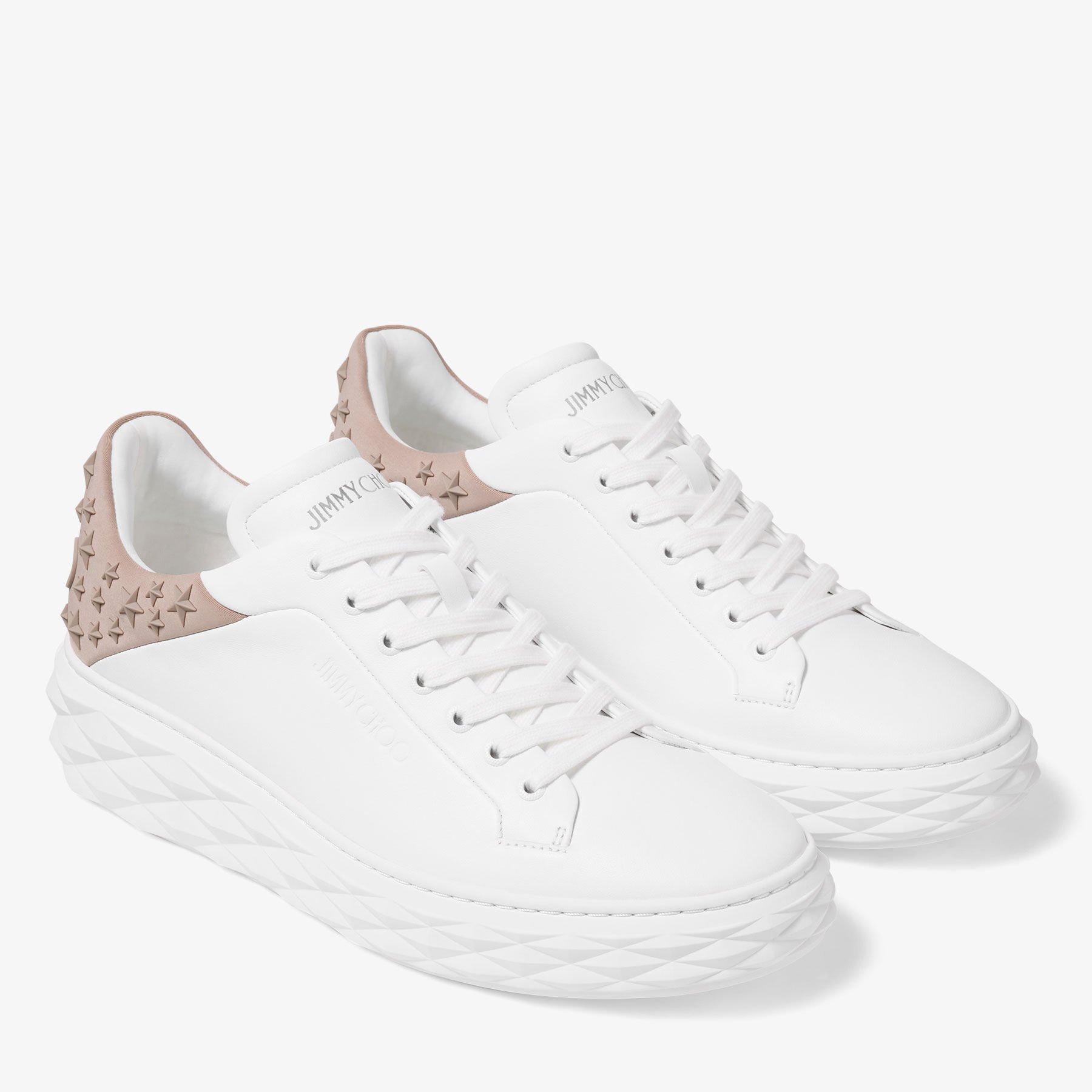 ダイヤモンド マキシ / M II |ホワイト ナッパレザー・スニーカー