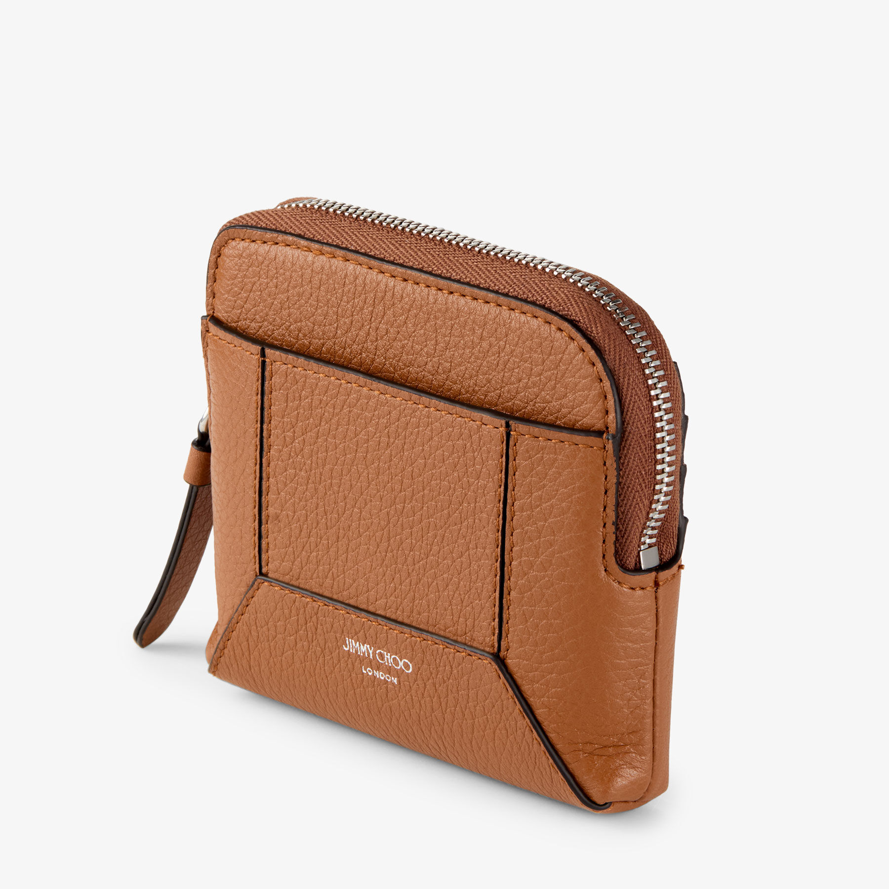 ダイヤモンド コンパクト カードケース M |タン グレイニー カーフ