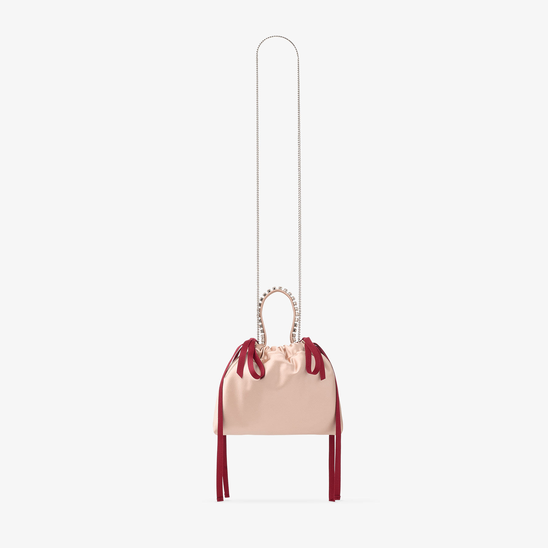 美品❗️ JIMMY CHOO フリンジ ショルダーバッグ DRAWSTRINGMINITHKSI_1C1215_BAC