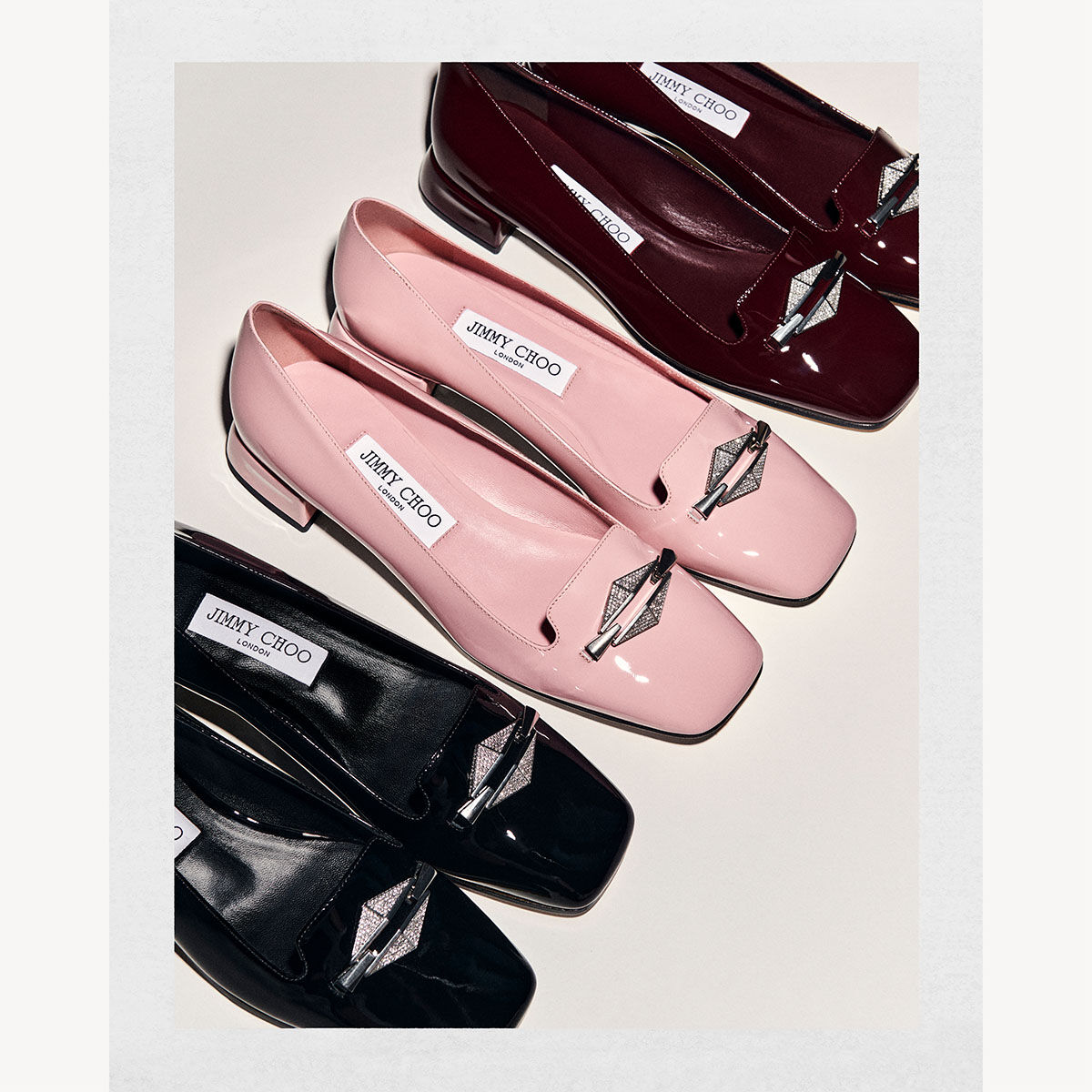 本日限定！未使用 ジミーチュウ パールレース フラットシューズ 24.5 靴 