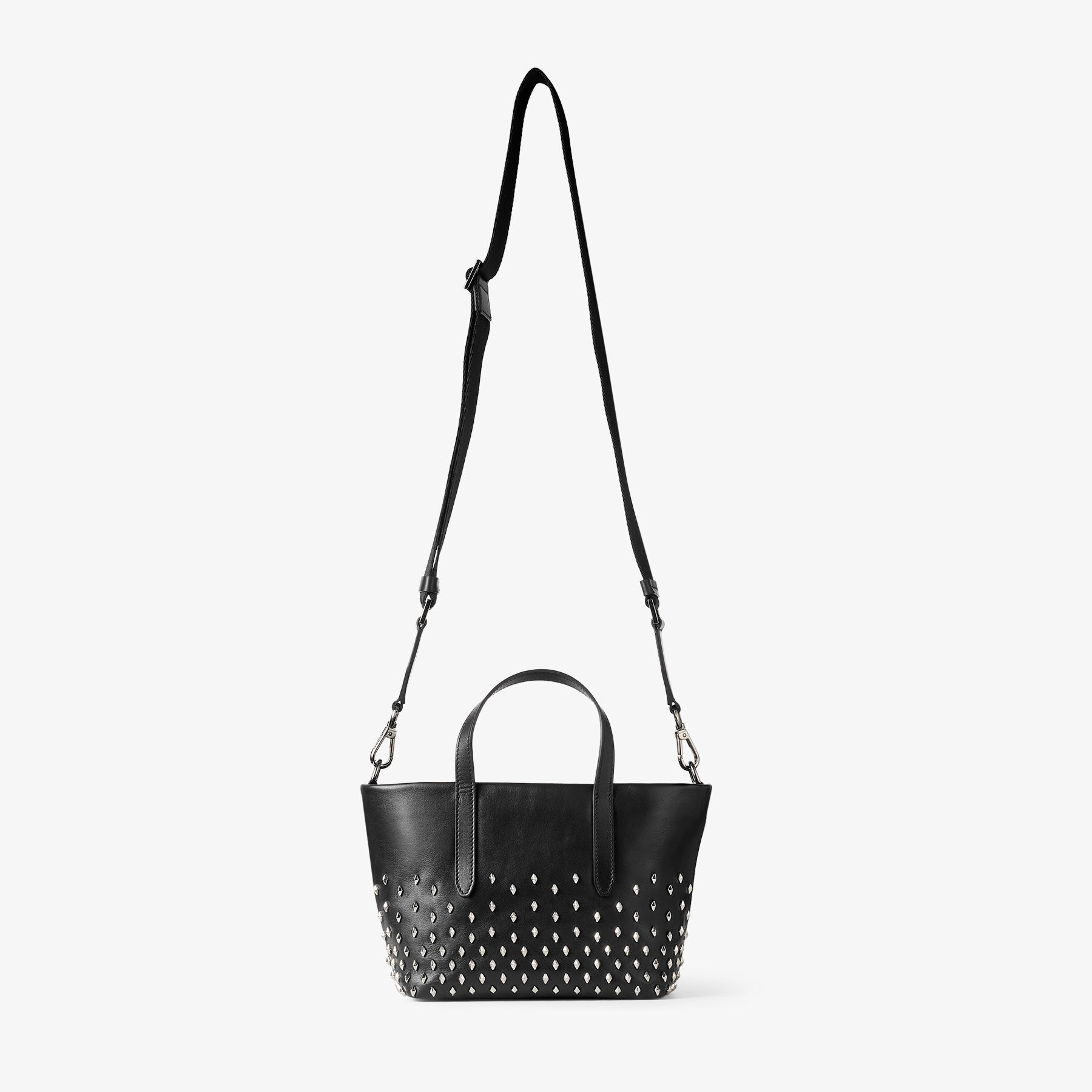 Pimlico Mini | Black Calf Leather Tote Bag | JIMMY CHOO