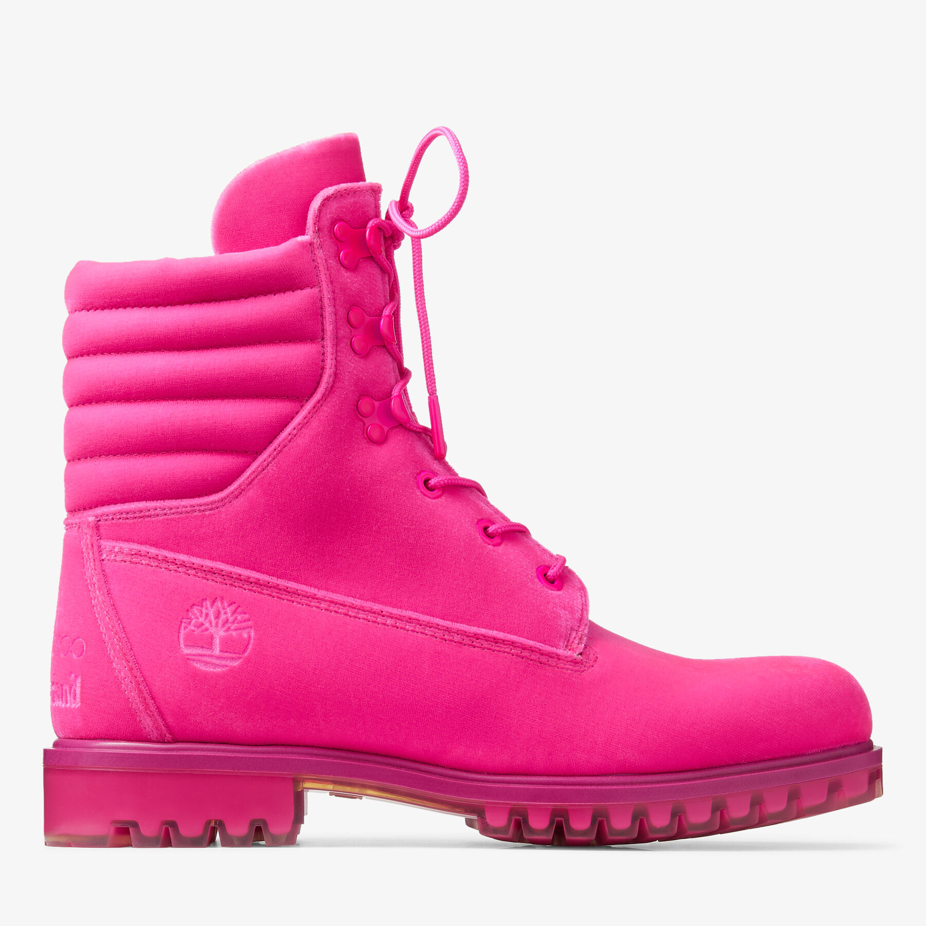 Pink timbs with bow online