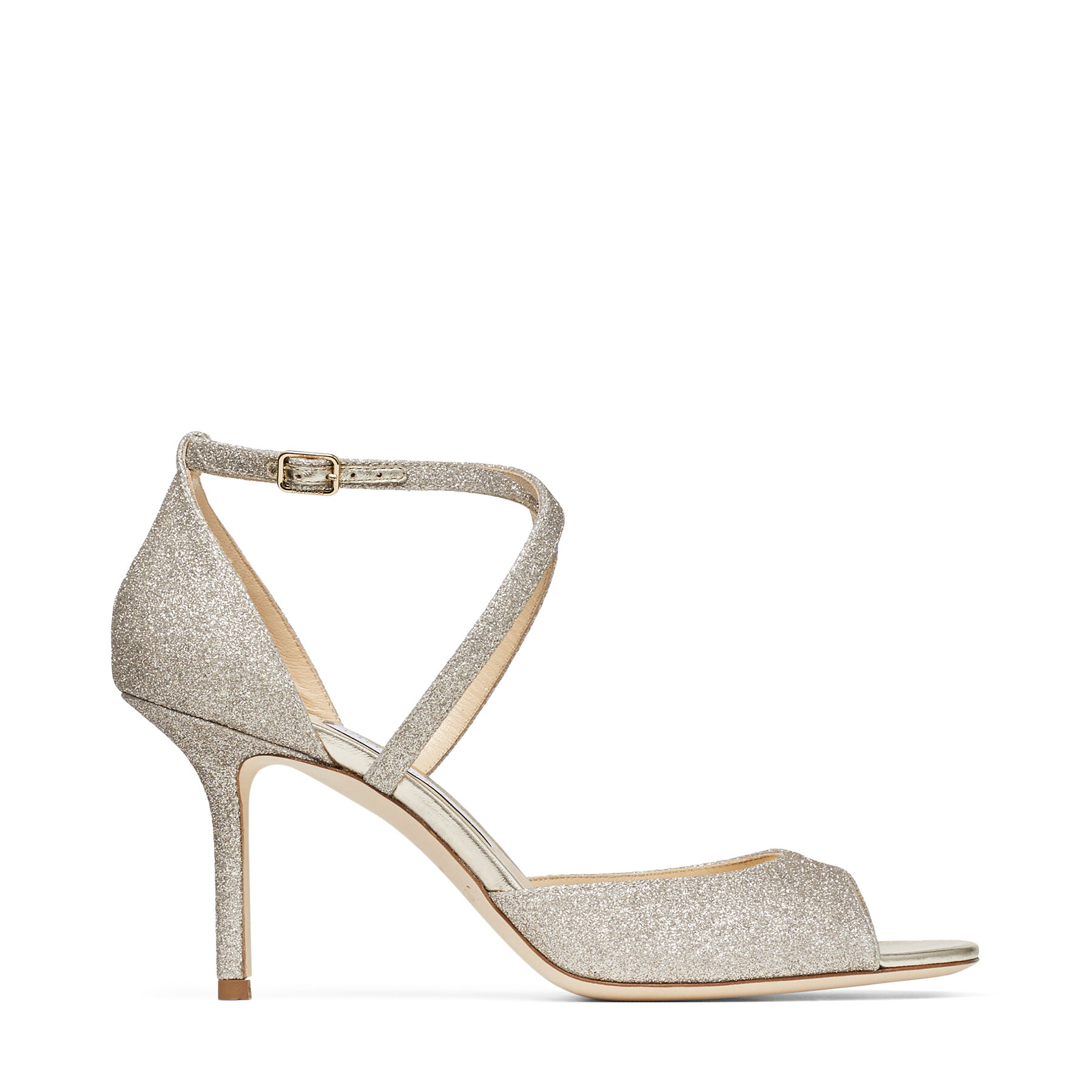 Jimmy choo emsy 85 white clearance