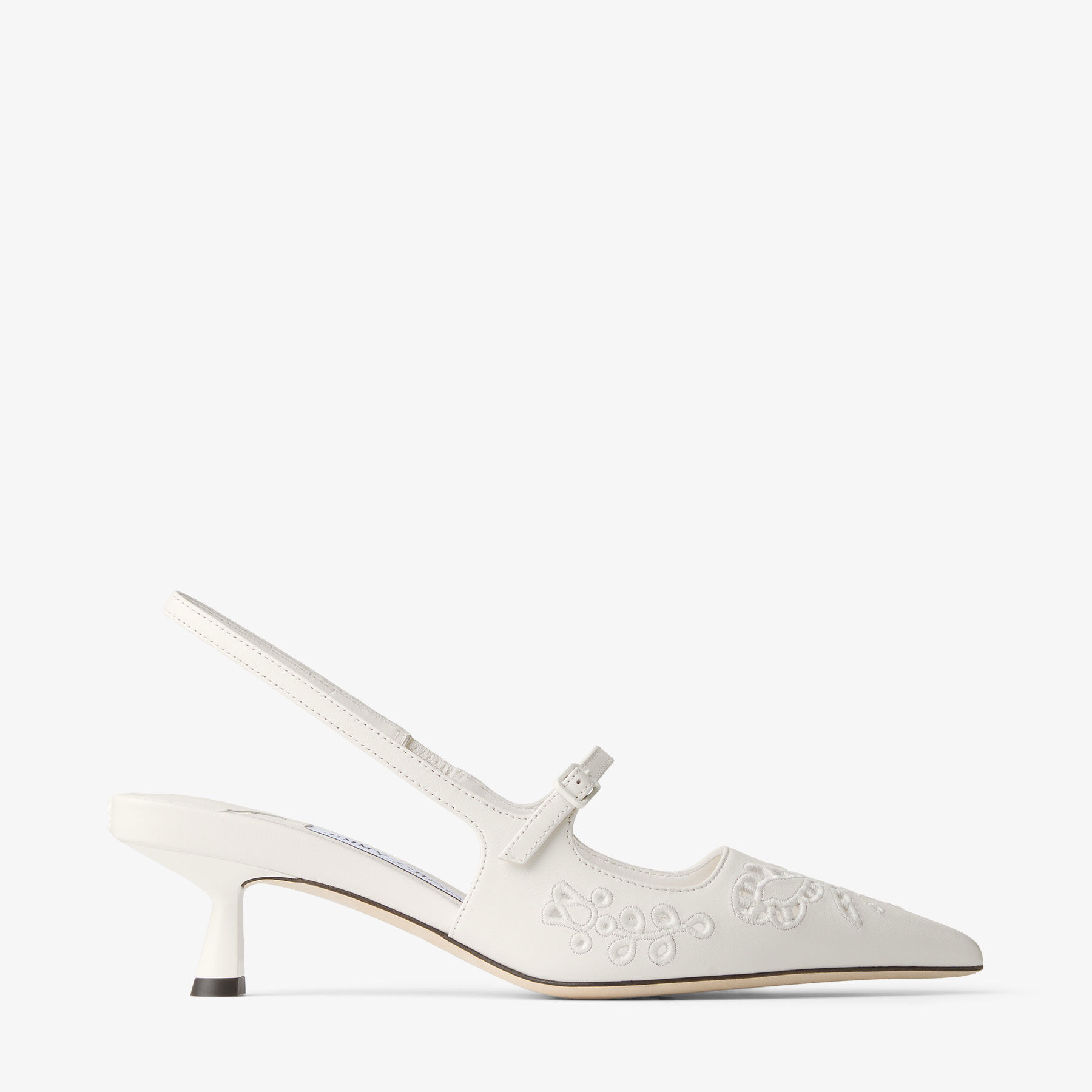 ディディ 45 |ラテ サンガロ刺繍入りレザー・パンプス | JIMMY CHOO