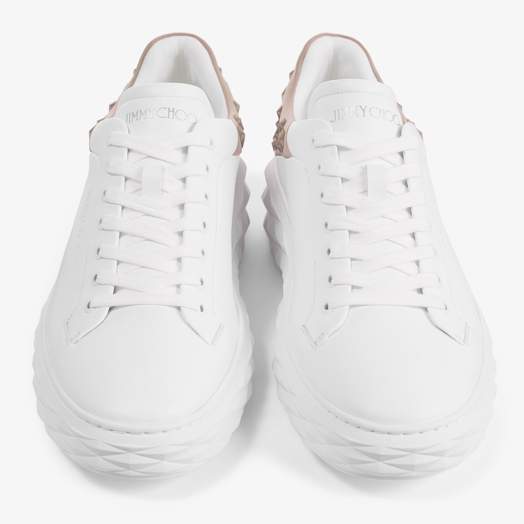 【JIMMY CHOO】ダイヤモンド ピッパ M ダイヤモンド ピッパ M |タン グレイニー カーフレザー・ロング