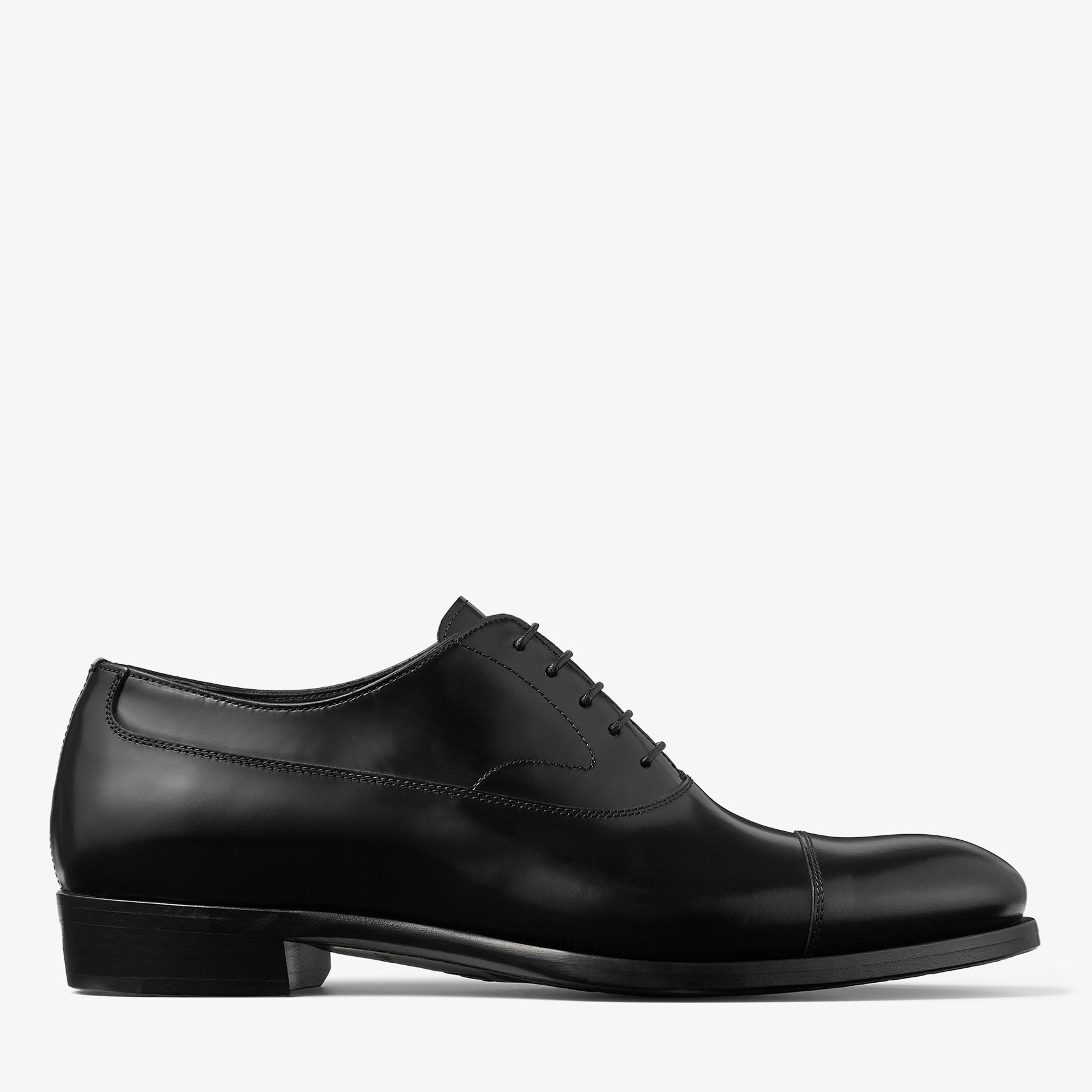 Vine Lace Up | Black Smooth Calf Leather Lace Up Shoes | JIMMY CHOO