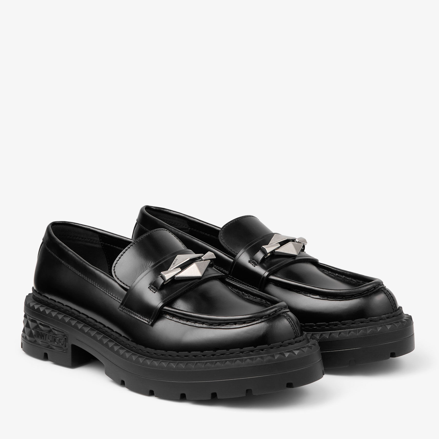 気品【JIMMY CHOO】ティルダ レザーローファー MARLOWDIAMONDMLXB_000735_ANGLE
